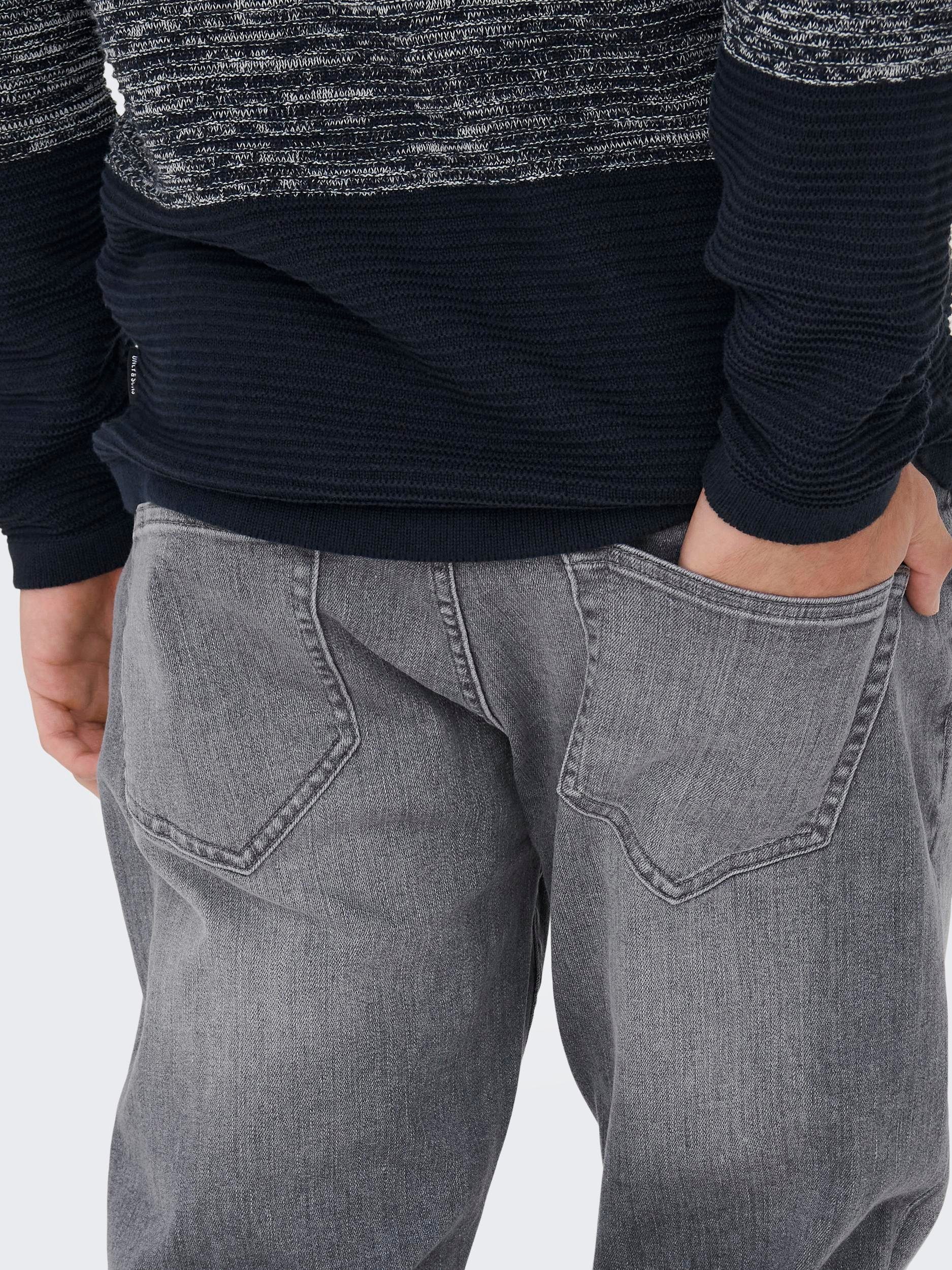 ONLY & SONS Straight-Jeans ONSWEFT REGULAR WB 0021 TAI DNM NOOS Baumwollmischung, straight fit