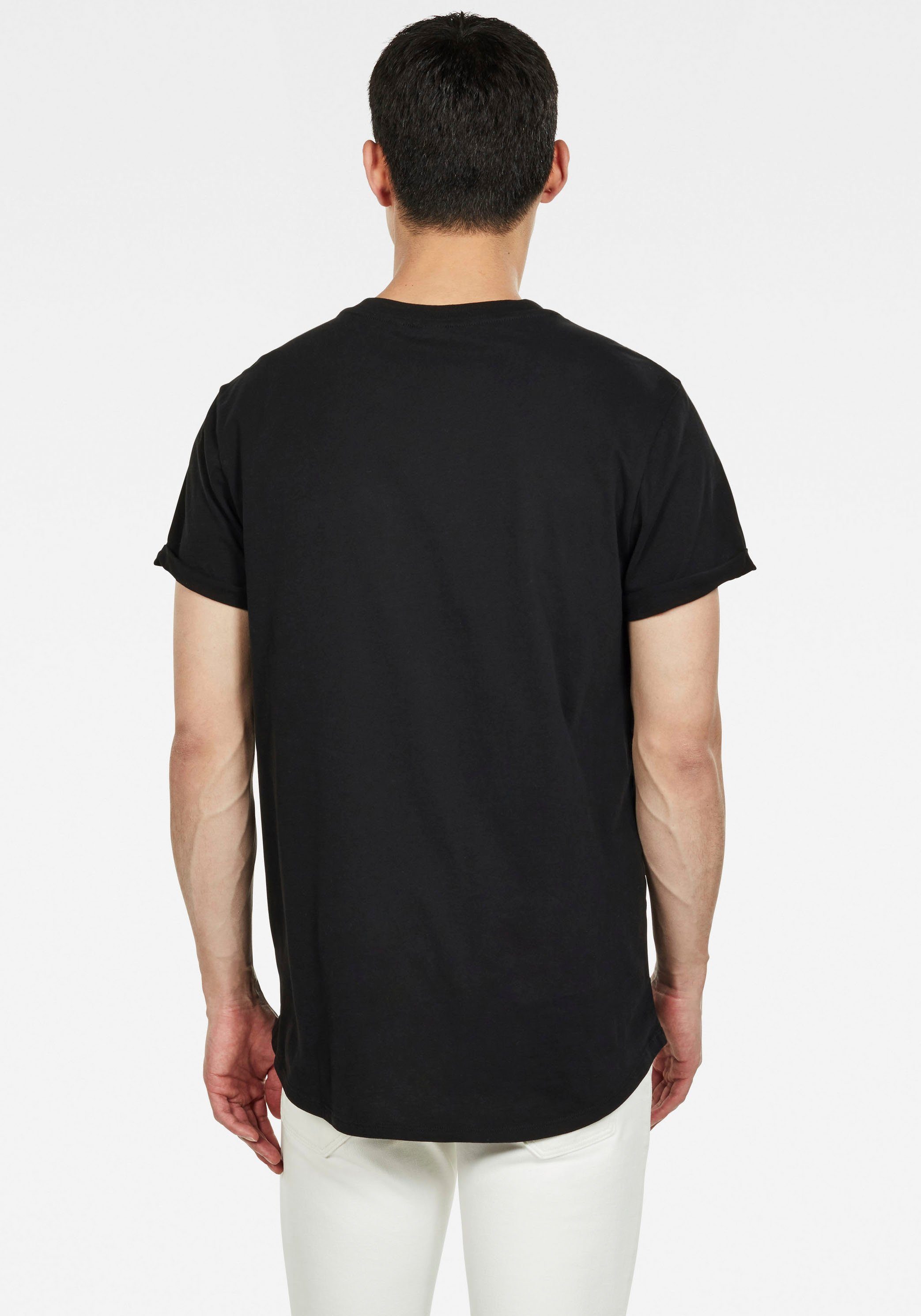 kleinem mit RAW Stitching Lash G-Star black Logo T-Shirt