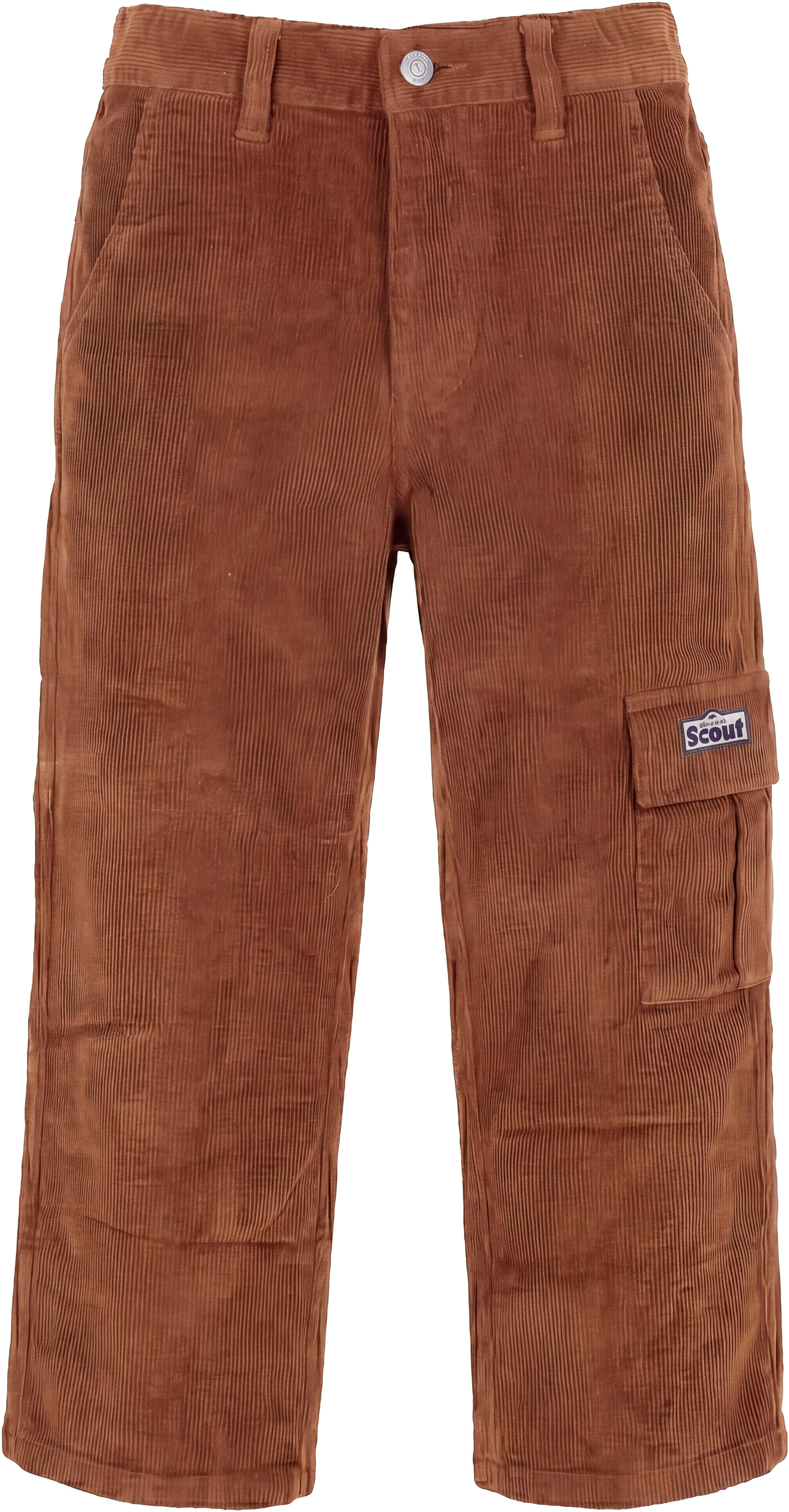 Scout Cordhose Cordhose mit Cargotasche - NEU von SCOUT Cargo-Cordhose in lässige Passform und innenliegendem Gummizug – Bild 5 von 5