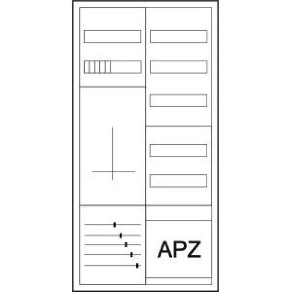 Verteiler Eaton Zähler-Komplettschrank für 3-Punktbefestigung, ohne Bestückun