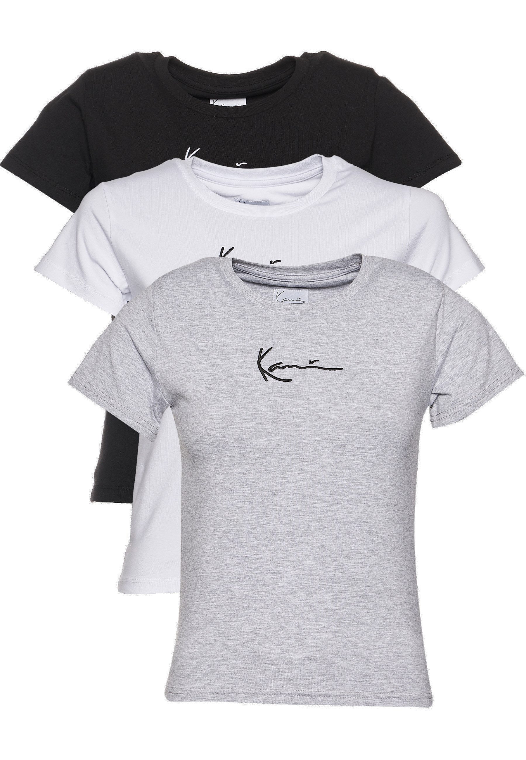 Karl Kani T-Shirt Karl Kani Damen Small Signature 3-Pack Essential Tight Tee (1-tlg)