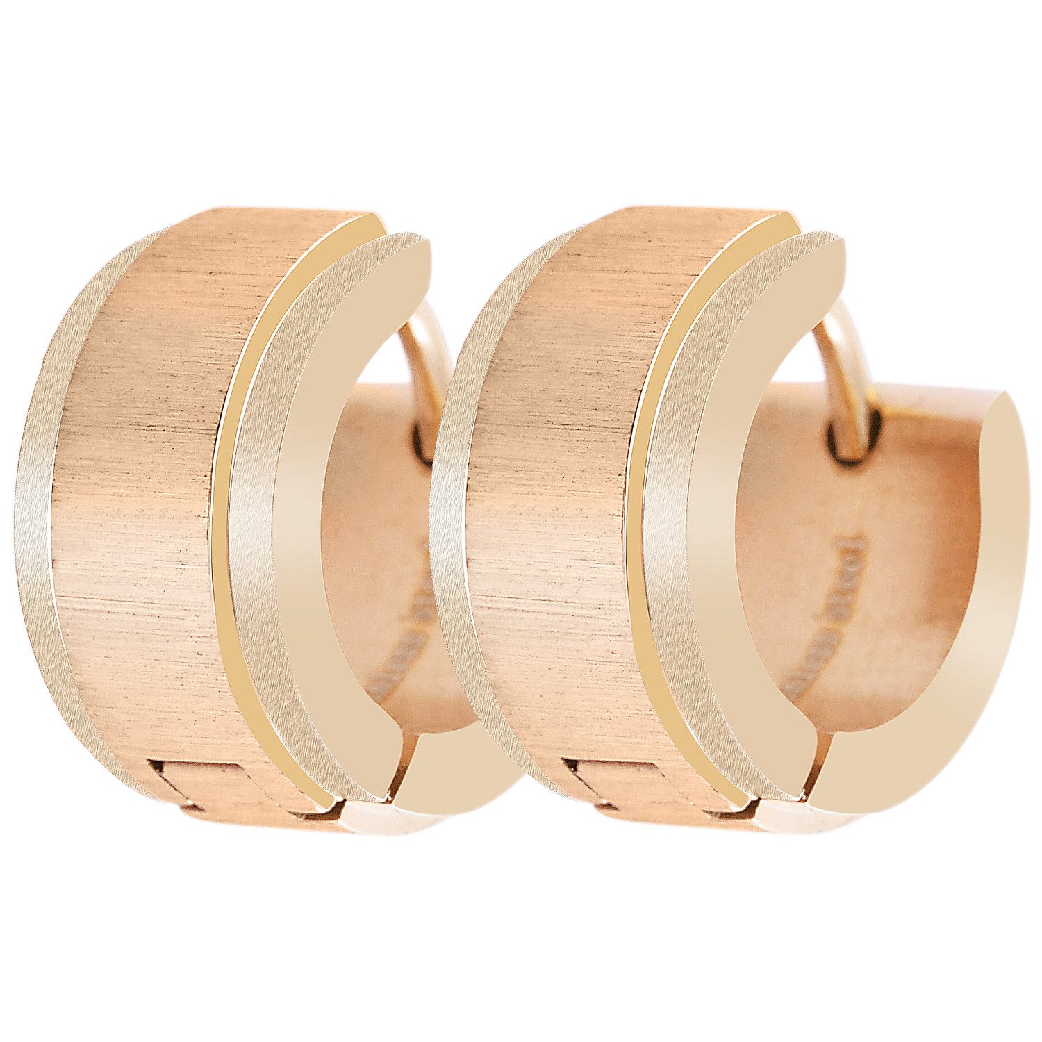 KARMA Klappcreolen Creolen rose gold 1,3 cm 5050157 Ohrringe Damen Ohrschmu günstig online kaufen