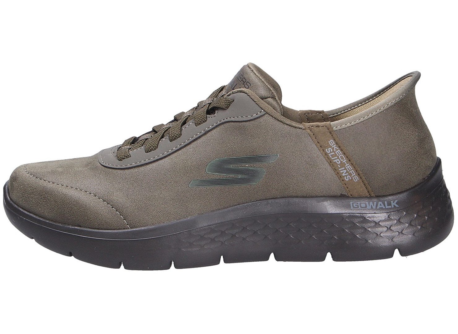 Skechers Skechers Herren Halbschuh GO WALK FLEX grün Größe Sneaker