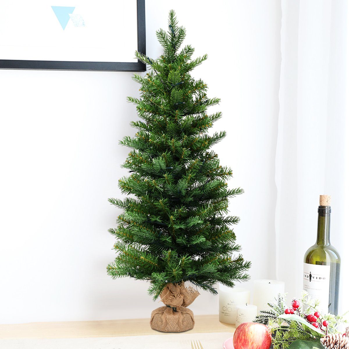 COSTWAY Weihnachtsbaum »Weihnachtsbaum«, 90cm Künstlicher