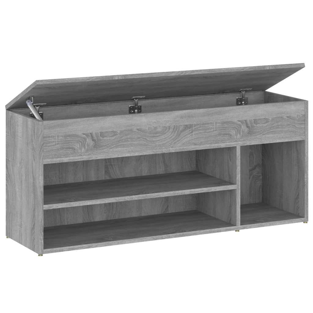 vidaXL Schuhregal Schuhbank Grau Sonoma 105x30x45 günstig online kaufen