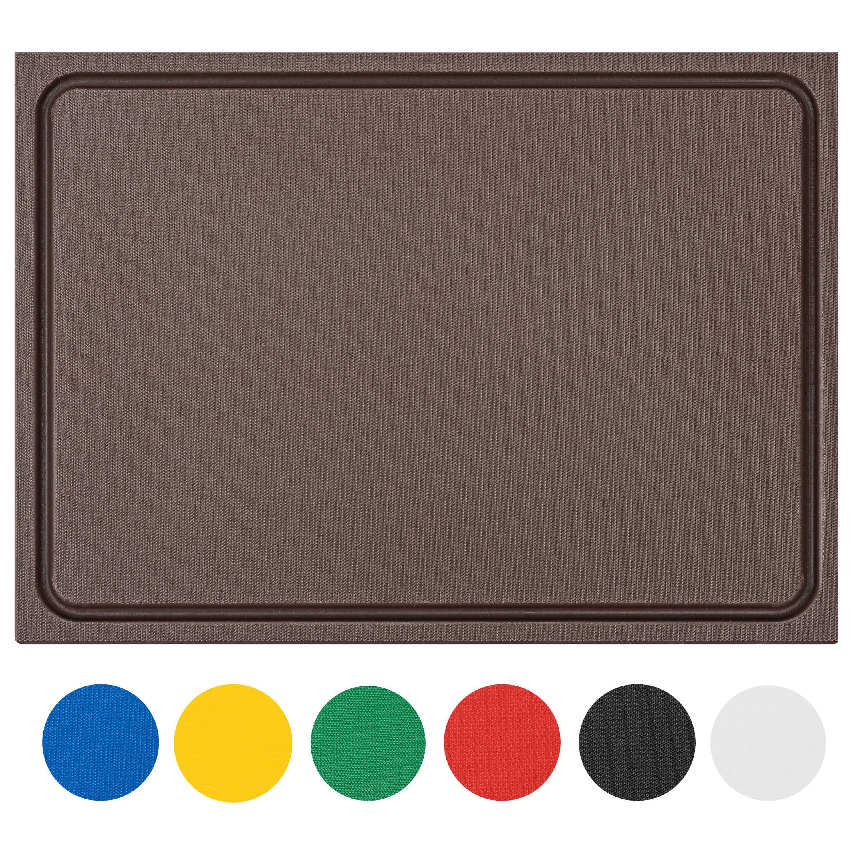 Morleos Schneidebrett Schneidebrett mit Saftrille aus HDPE 500 Kunststoff, Kunststoff, (1-St), dick