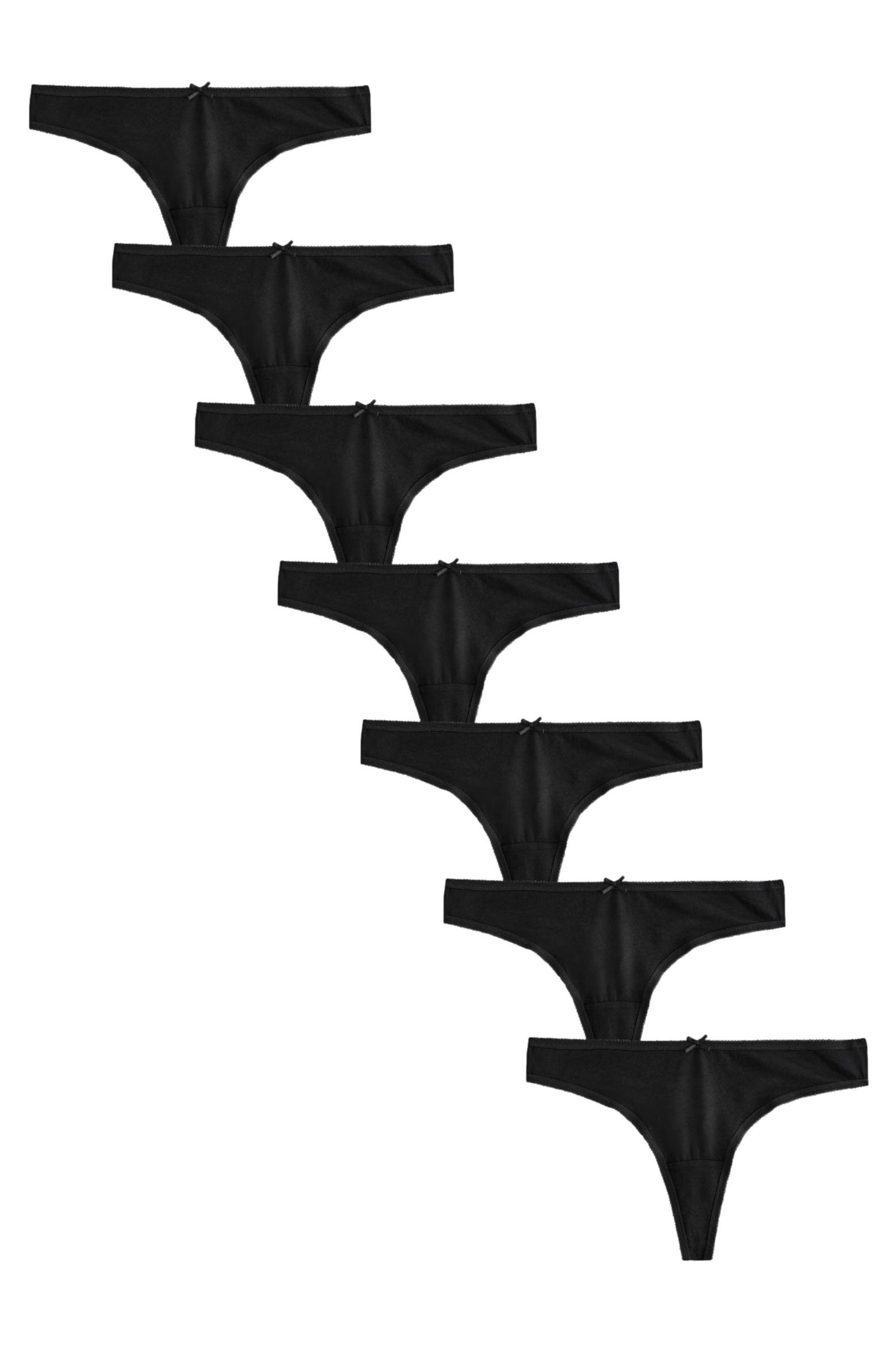 Next String Tanga-Slips mit hohem Baumwollanteil, 7er-Pack (7-St)