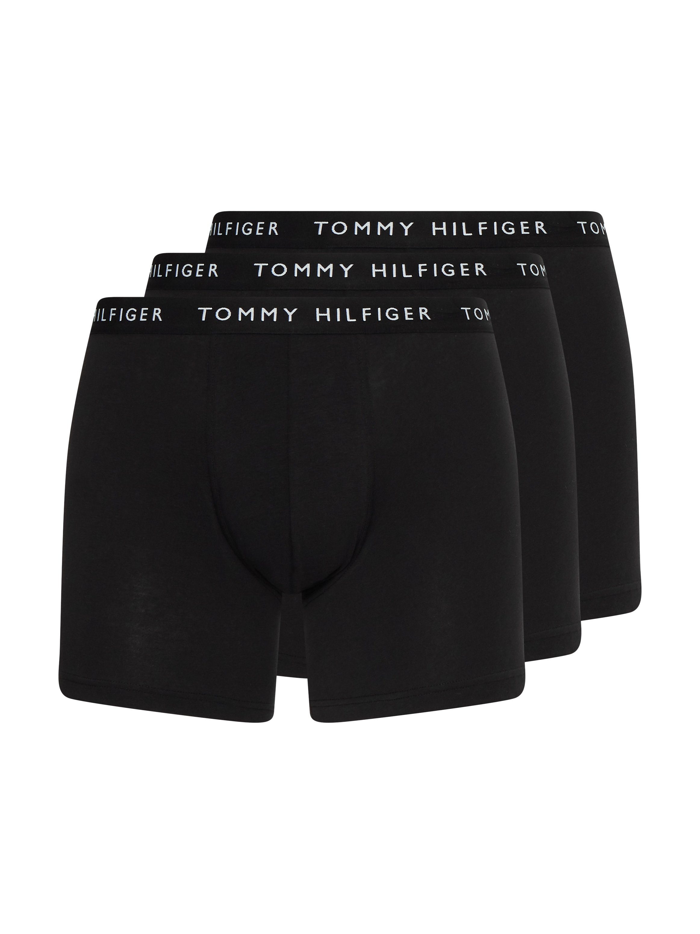Lieferservice Tommy Hilfiger Underwear mit schwarz, schwarz, Wäschebund (Packung, Boxer 3er-Pack) schwarz