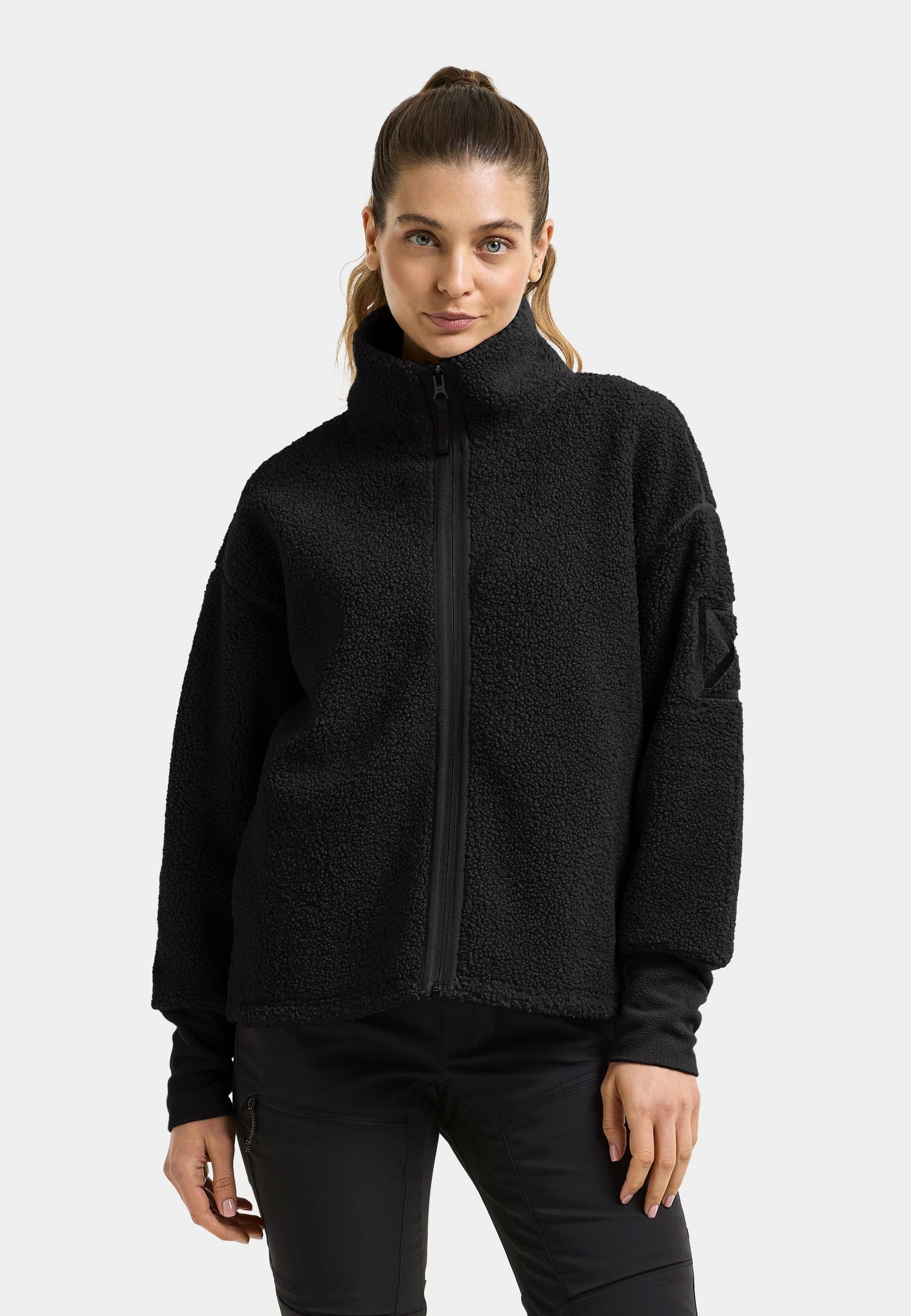 Didriksons Fleecejacke Damen Pile Teddy MELISSA mit Taschen