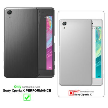 Cadorabo Handyhülle Sony Xperia X PERFORMANCE Sony Xperia X PERFORMANCE, Klappbare Handy Schutzhülle - Hülle - mit Standfunktion und Kartenfach