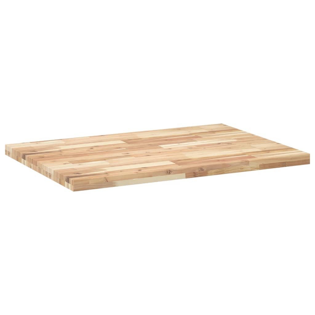 vidaXL Schreibtisch 120 x 70 x 4 cm Schreibtischplatte Unbehandelt 120x70x4 cm Massivholz