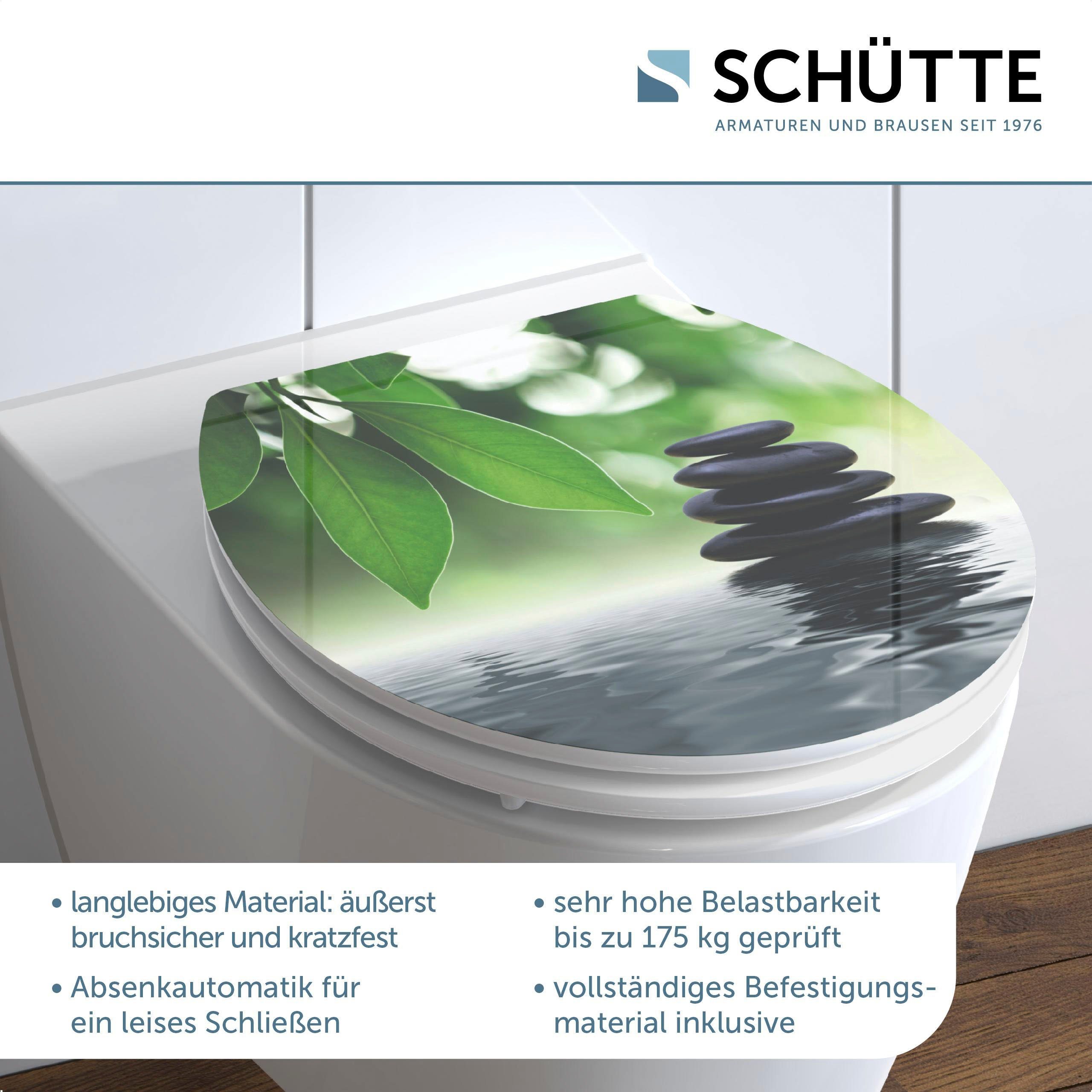 Schütte WC-Sitz Oasis, High Gloss mit MDF Holzkern, mit Absenkautomatik