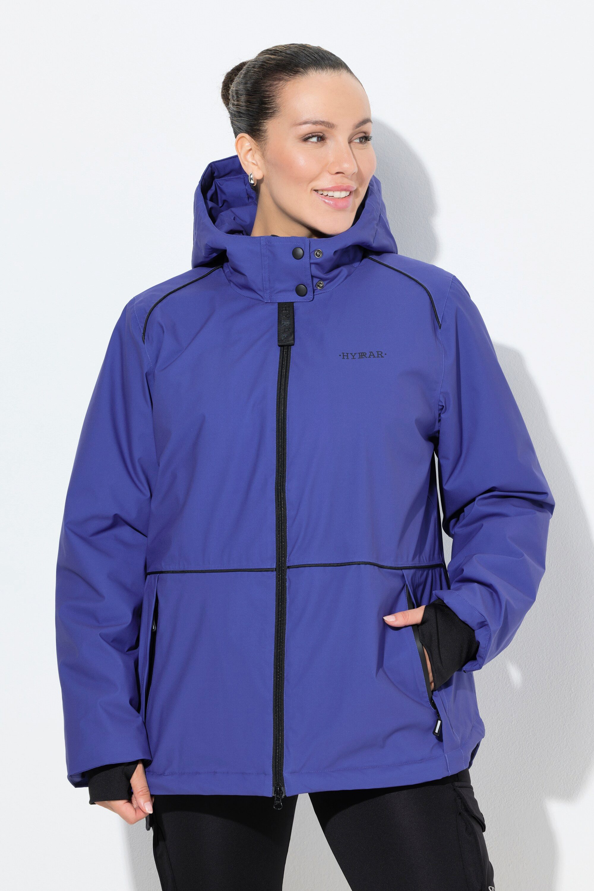 Ulla Popken Funktionsjacke HYPRAR Funktionsjacke wasserdicht 2-Wege-Zipper günstig online kaufen