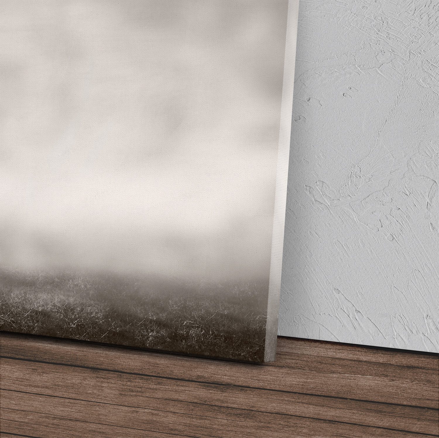 Sinus Art Leinwandbild Kunstdruck Bilder 120x60cm Elefant Grau Tierfotografie Afrika Wildnis, (1 St)