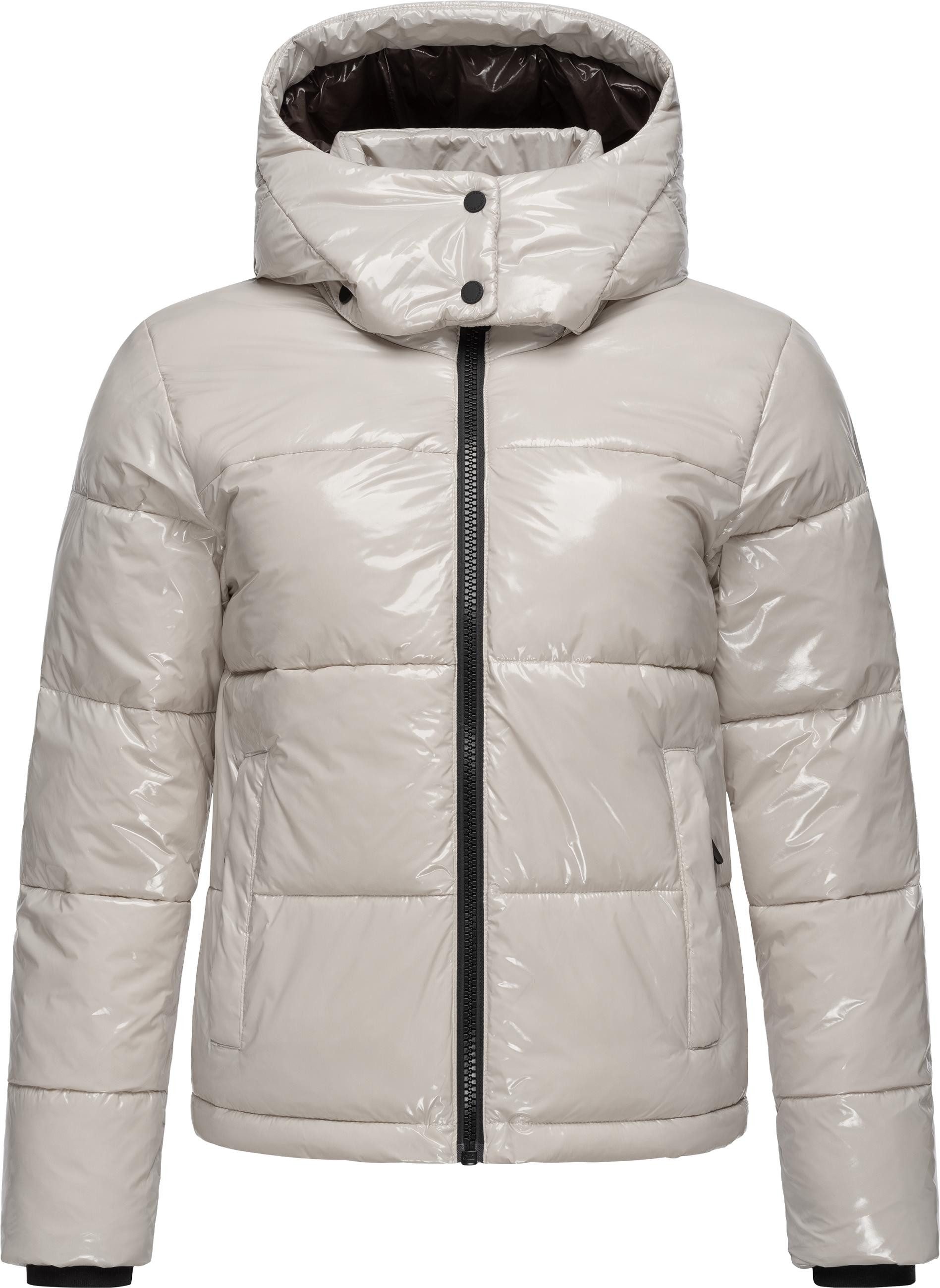 Ragwear Steppjacke Roobie super stylische, gänzende Damen Winterjacke