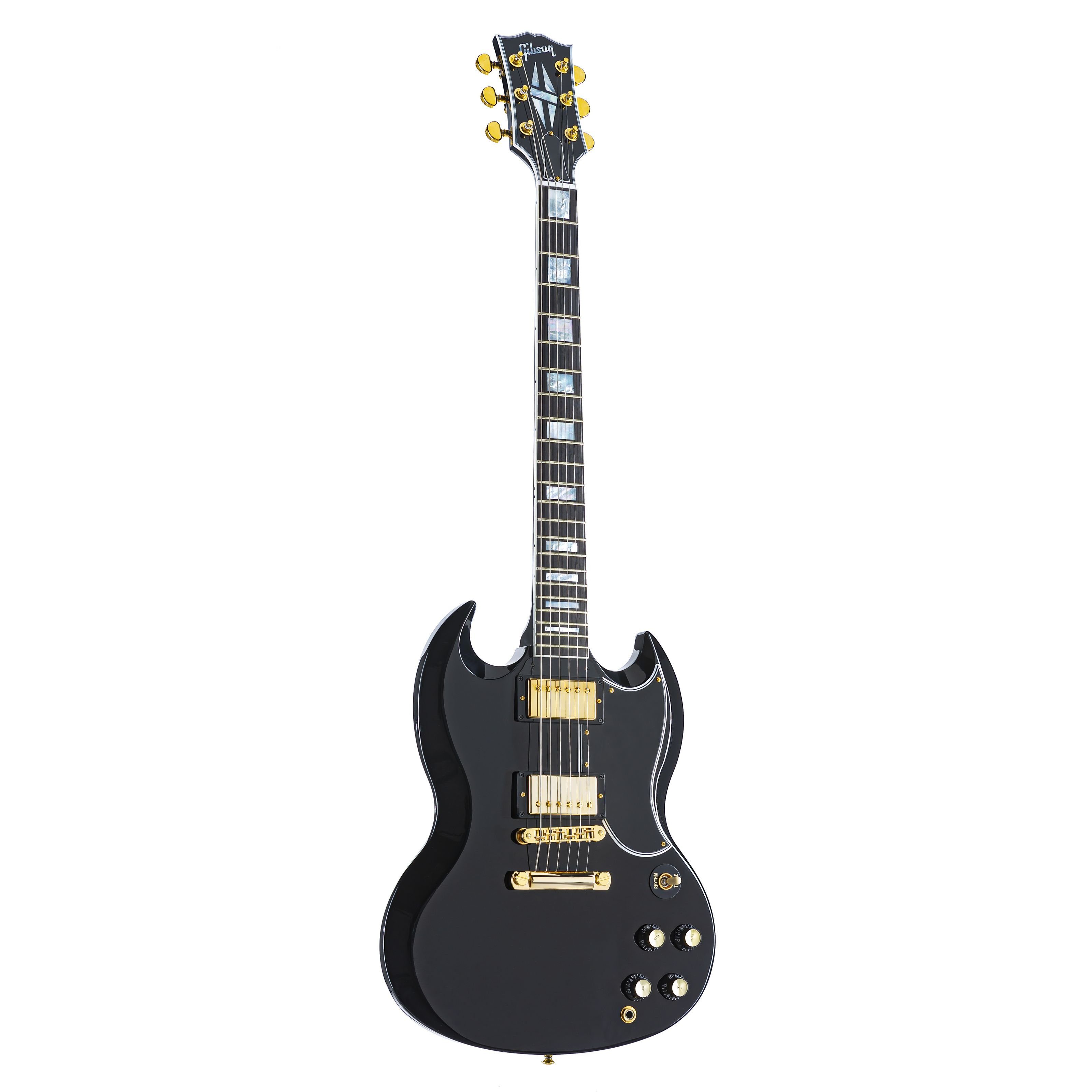 Gibson Spielzeug-Musikinstrument, SG Custom 2-Pickup Ebony - Custom E-Gitarre