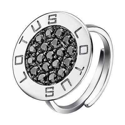 LOTUS SILVER Silberring Lotus Silver Circle Ring LP1252-3/4 (Fingerring), Ringe für Damen 925 Sterling Silber, silber, weiß