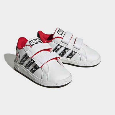 adidas Sportswear ADIDAS GRAND COURT X MARVEL SPIDER-MAN KIDS Кросівки Design auf den Spuren des adidas Superstar