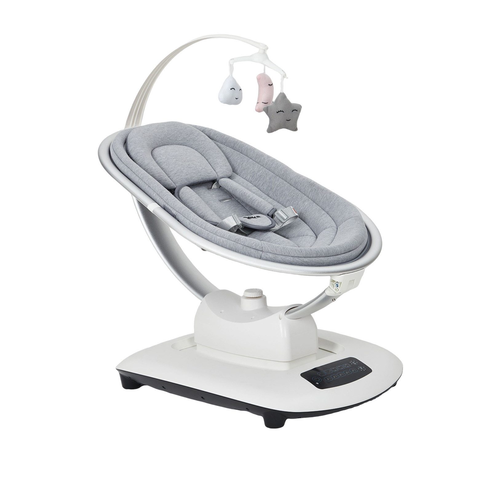 Babywippe elektrische Babyschaukel mit Spielzeugbügel, bis 6 Monate & 18 kg