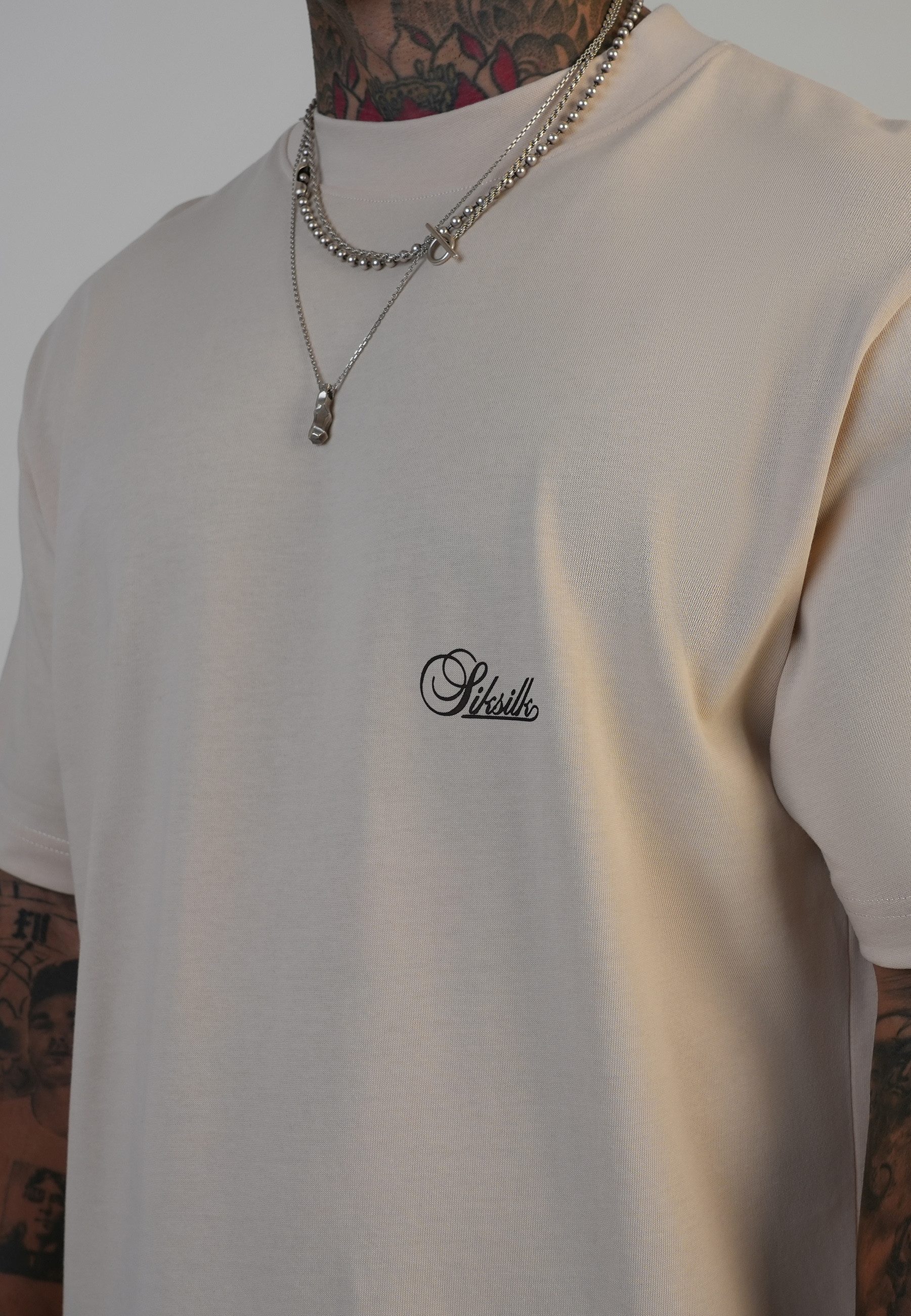 Siksilk T-Shirt SikSilk Herren Oversized T-Shirt günstig online kaufen