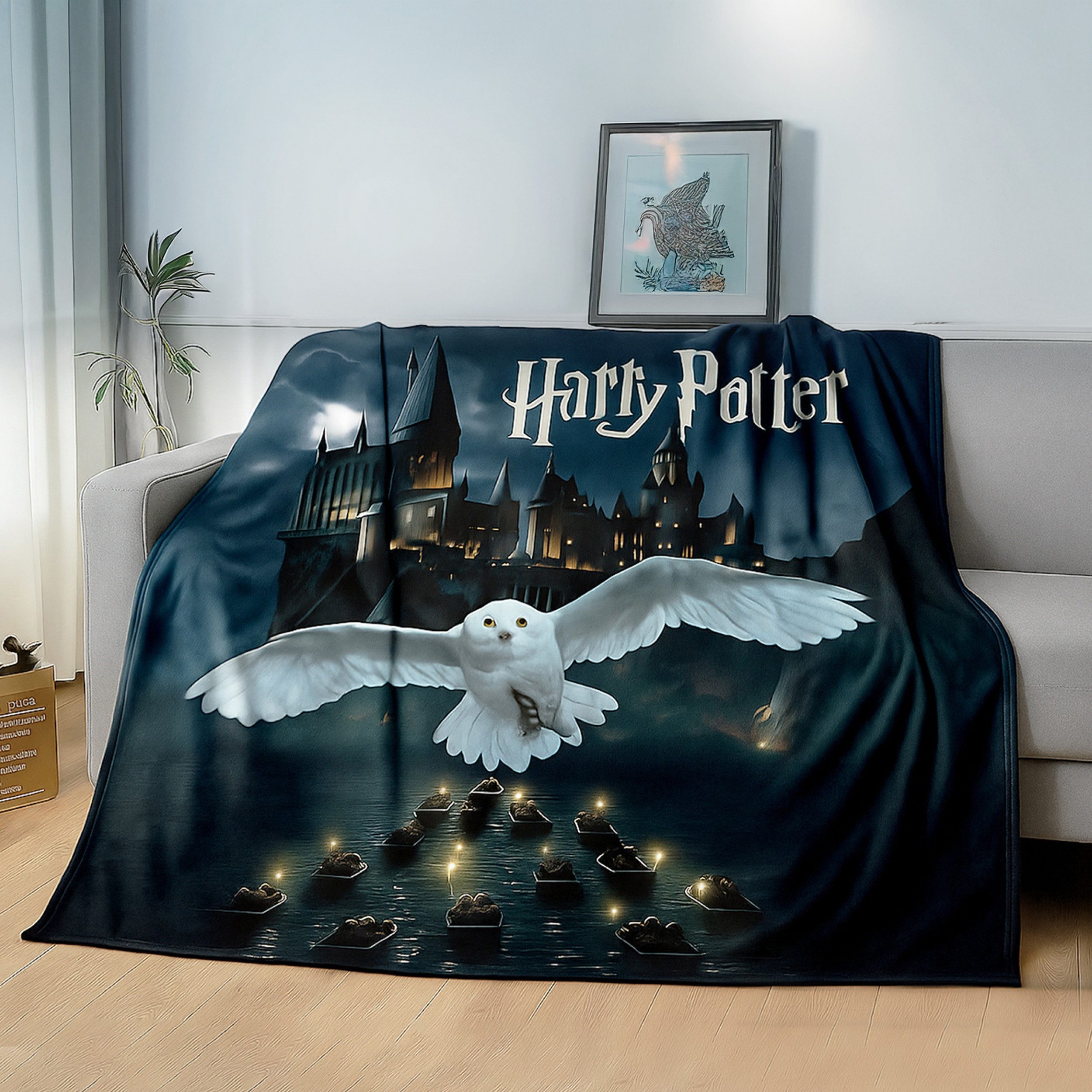 Kinderdecke Super flauschige Harry Potter Kuscheldecke günstig online kaufen