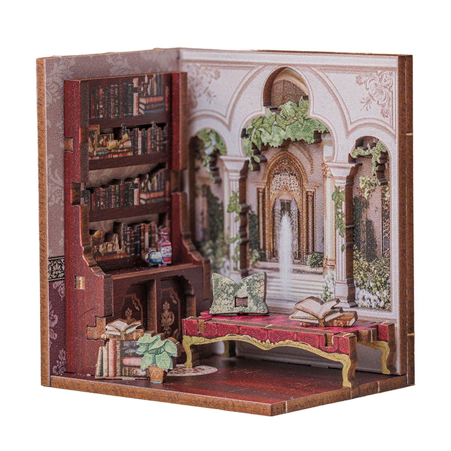 Lesezeichen Mini Book Nook DIY Bibliothek
