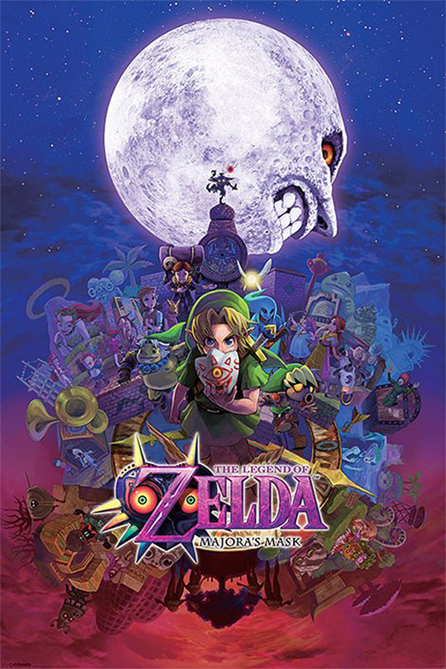 PYRAMID Poster The Legend of Zelda Poster Majora\'s Mask 61 x 91,5 cm