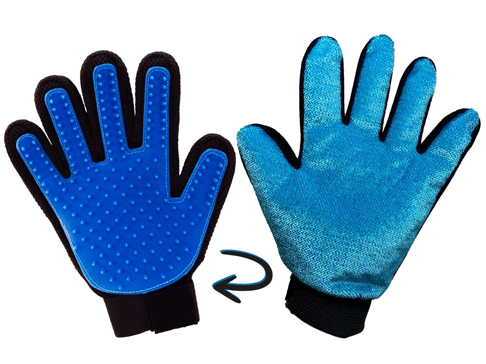 scarlet products Fellbürste, scarlet pet Fellpflegehandschuh »Gentle Touch 2in1« Tierharre Bürste