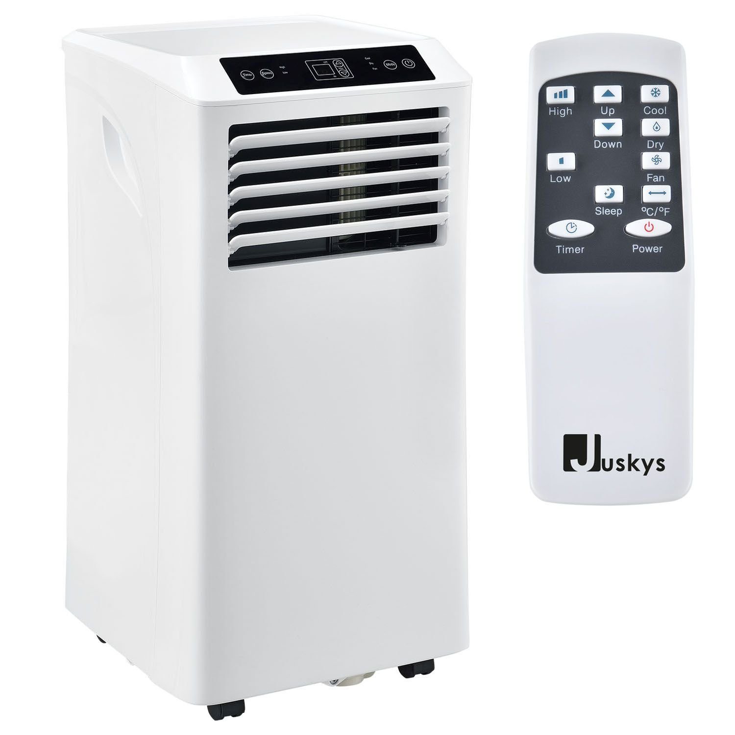 Juskys Klimagerät MK950W2, Klimaanlage mit Fernbedienung, Timer und  Temperatureinstellung