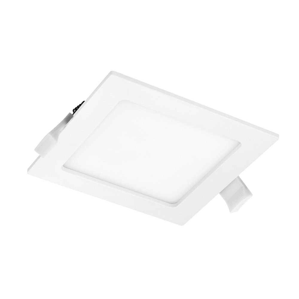 Braytron LED Panel LED Panel Einbau-panel Einbauleuchte Deckenleuchte Eckig PLUS Serie 6, 12 Watt Kaltweiß LED Deckenleuchte schmal für Unterputz