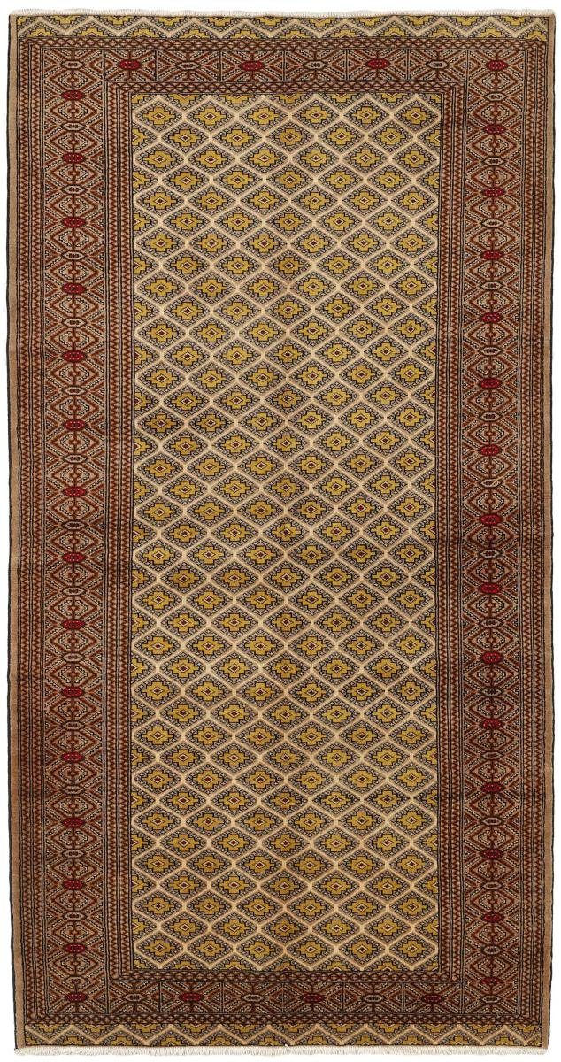 Orientteppich Turkaman 149x284 Handgeknüpfter Orientteppich / Perserteppich Läufer, Nain Trading, rechteckig, Höhe: 6 mm