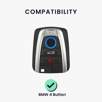 kwmobile Schlüsseltasche Autoschlüssel Hülle für BMW (1-tlg), TPU Schutzhülle Schlüsselhülle Cover für BMW