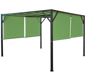 MCW Pavillon-Ersatzdach Beja 4x4-E, 372 x 569 cm, Mit Wasserablaufösen, Wasser- und schmutzabweisender Stoff