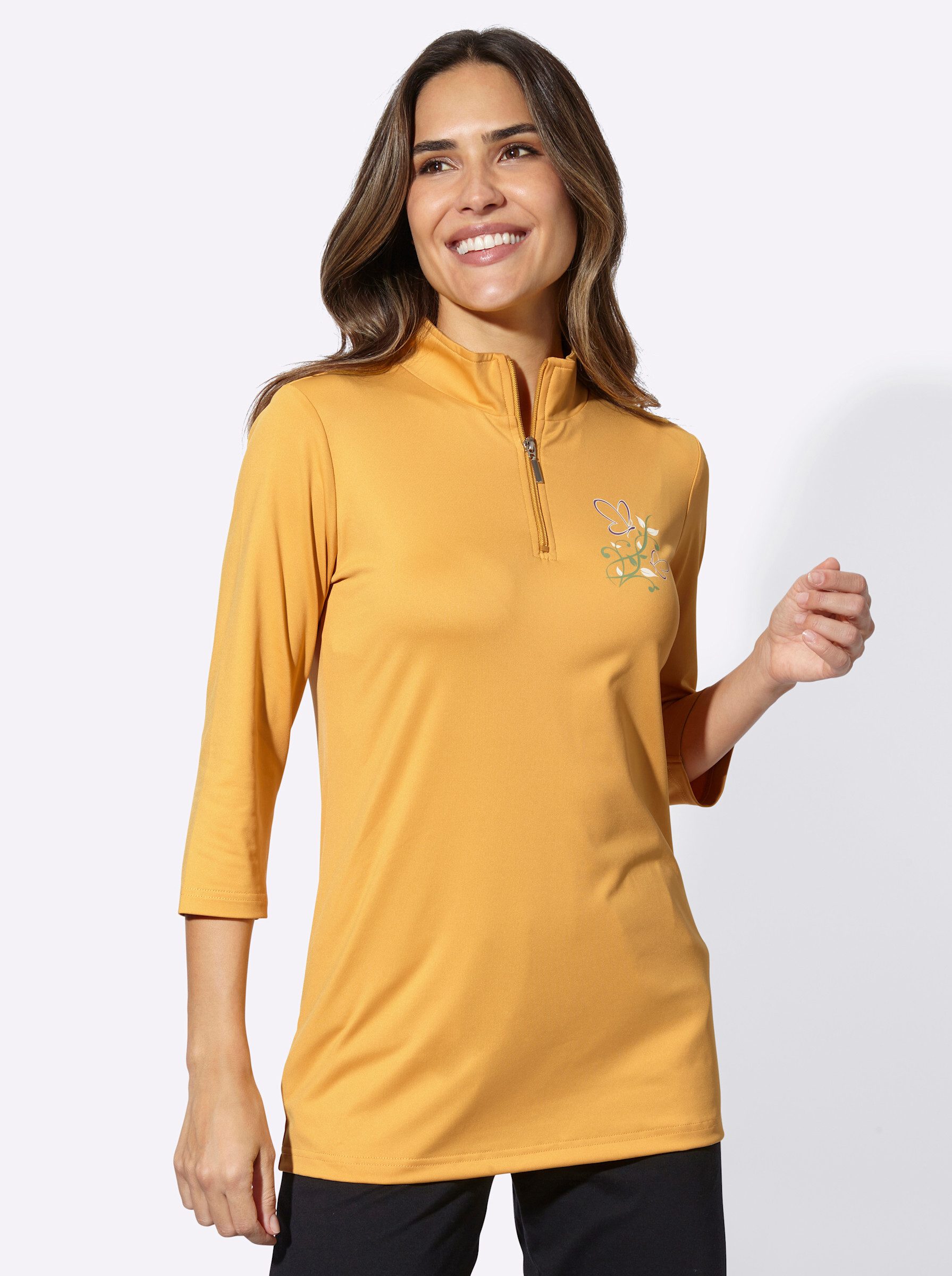 Trainingsshirt Freizeitshirt 3/4-Arm