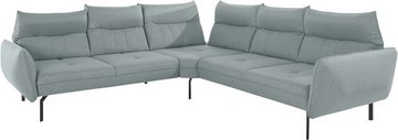 INOSIGN Ecksofa Marino, gleichschenklig 280/280cm, incl. Armteil- und Rückenverstellung