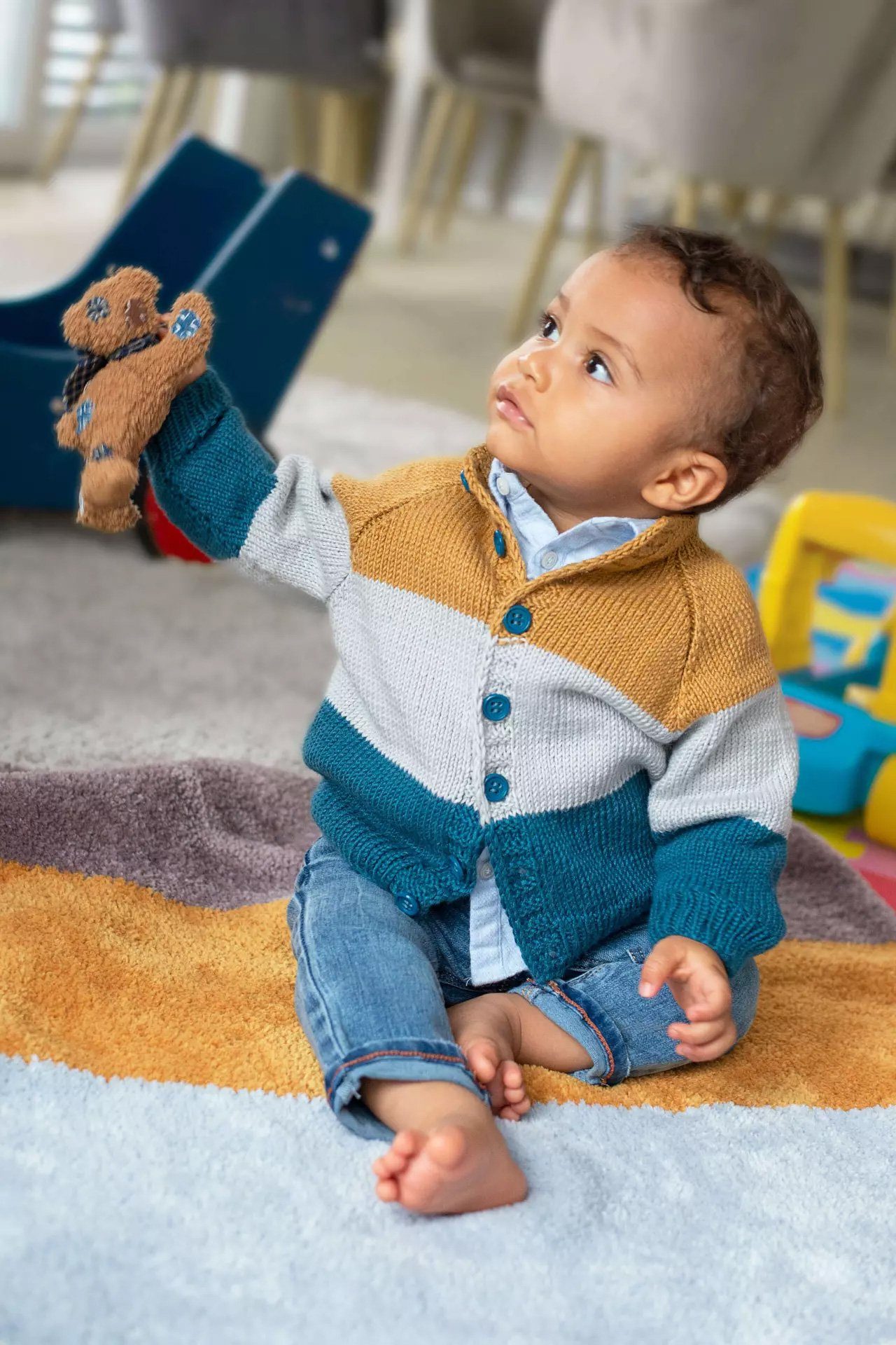 Gründl Wolle Baby Cotton - Babywolle zum Stricken und Häkeln Häkelwolle, 140,00 m (Baumwollmischgarn, Strickgarn, Handstrickgarn mit Baumwolle), hautfreundlich und speichelecht