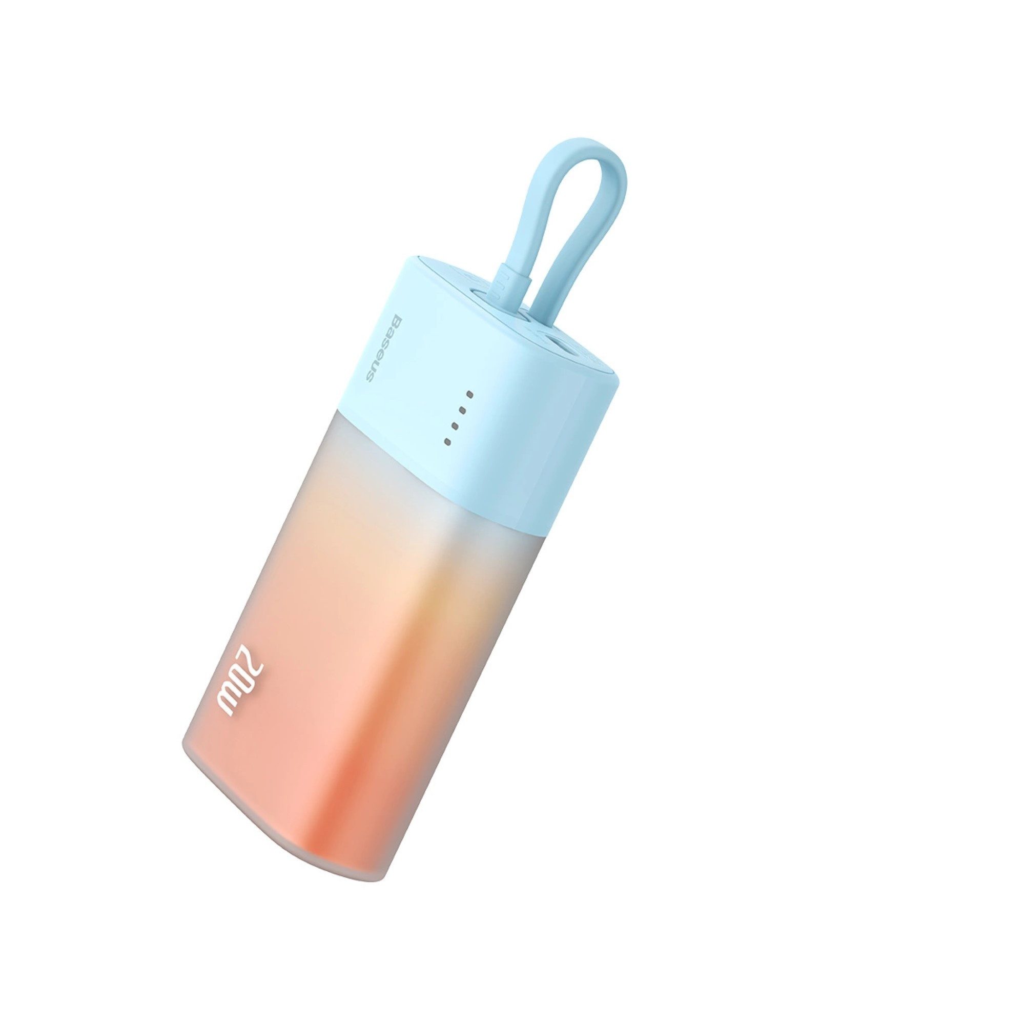 Baseus Powerbank mit integriertem iPhone-Kabel 5200mAh 20W USB-C 30cm Powerbank