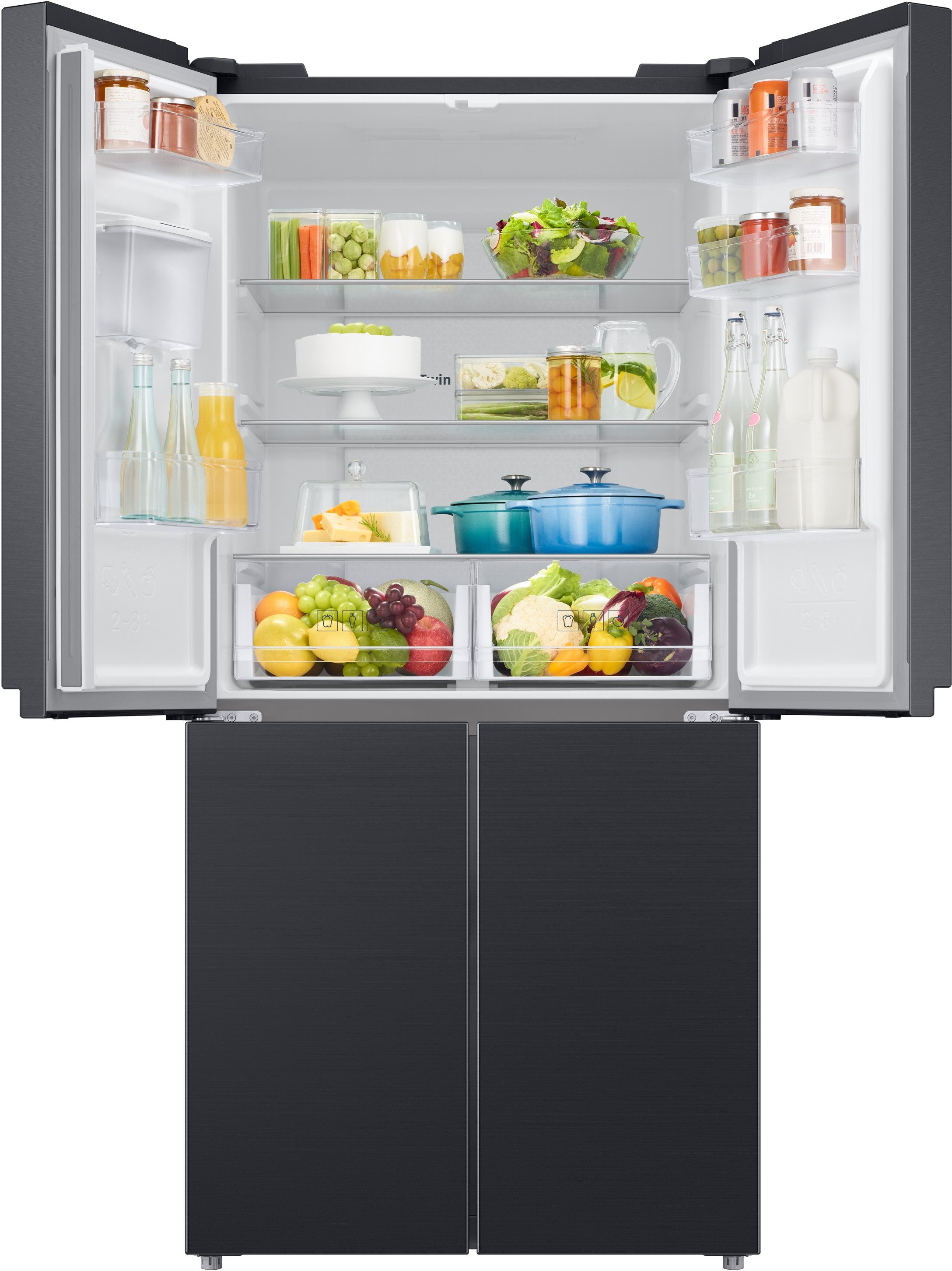 Samsung Side-by-Side RF48A401EB4, 179,3 cm hoch, 83,3 cm breit