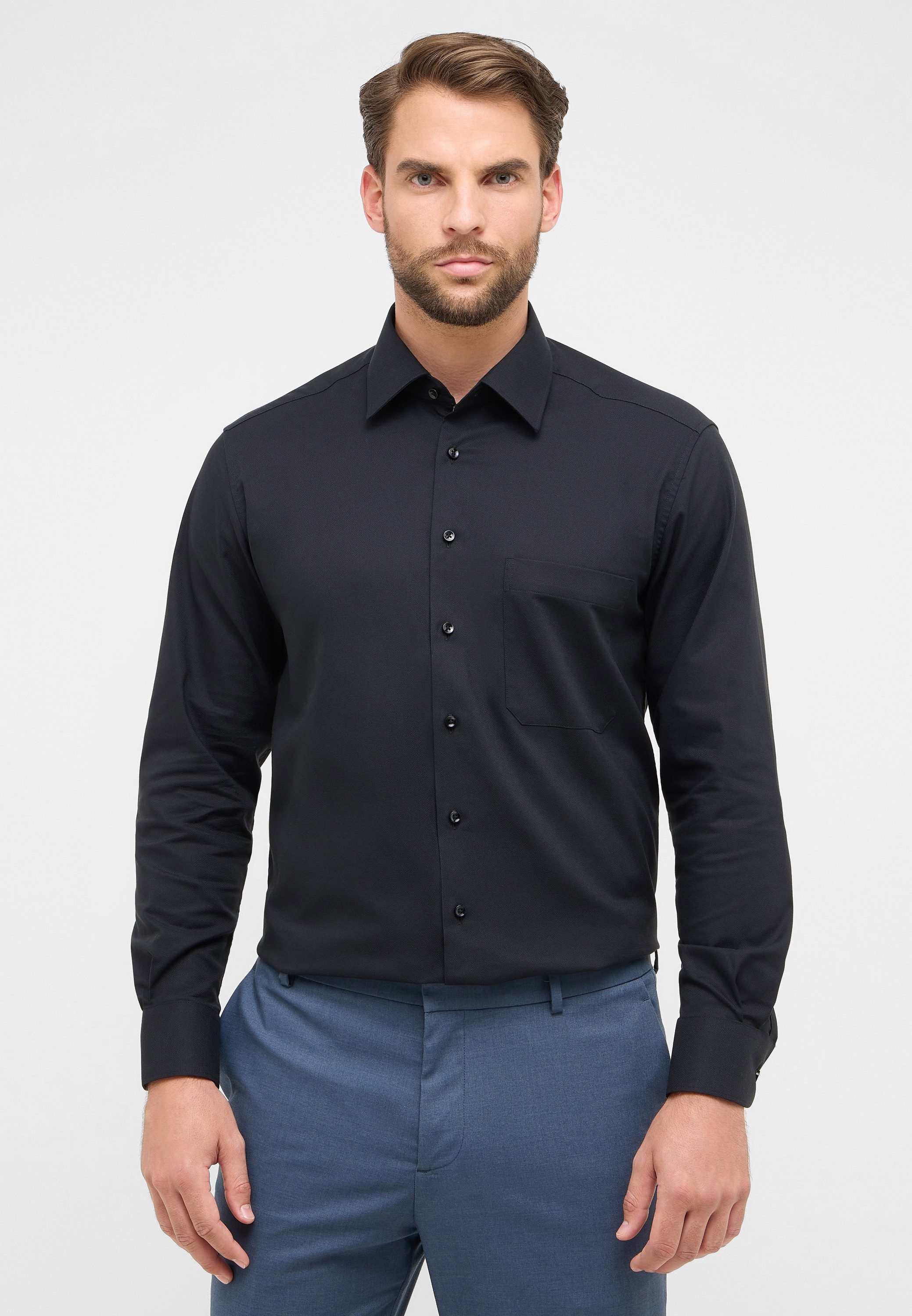 Eterna Langarmhemd COMFORT FIT NON IRON günstig online kaufen