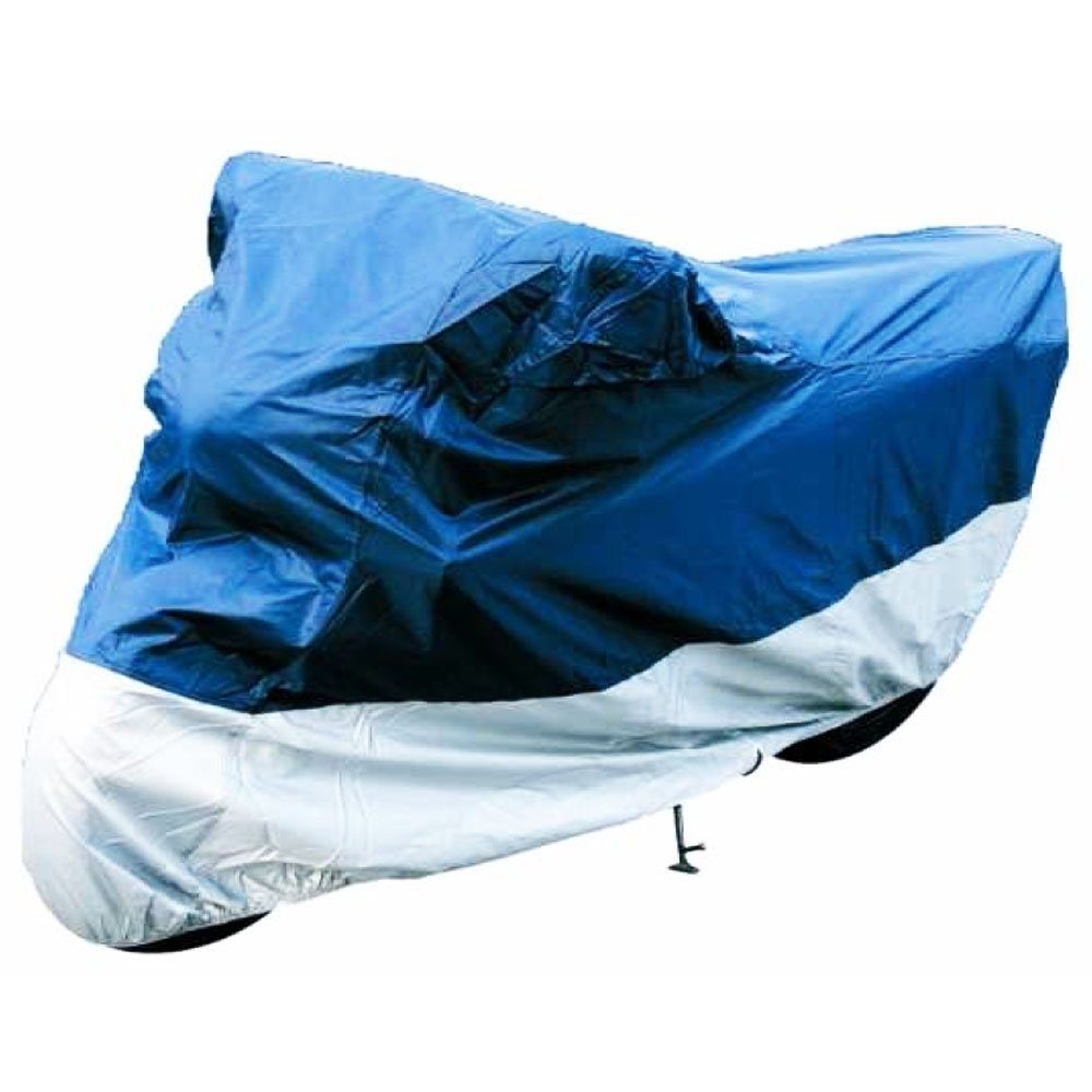 Systafex® Fahrradschutzhülle Motorrad Ganzgarage Abdeckung Schutzabdeckung Plane 246x105x127 cm (1-St), Verstärkung im Lenkerbereich, doppelt vernäht