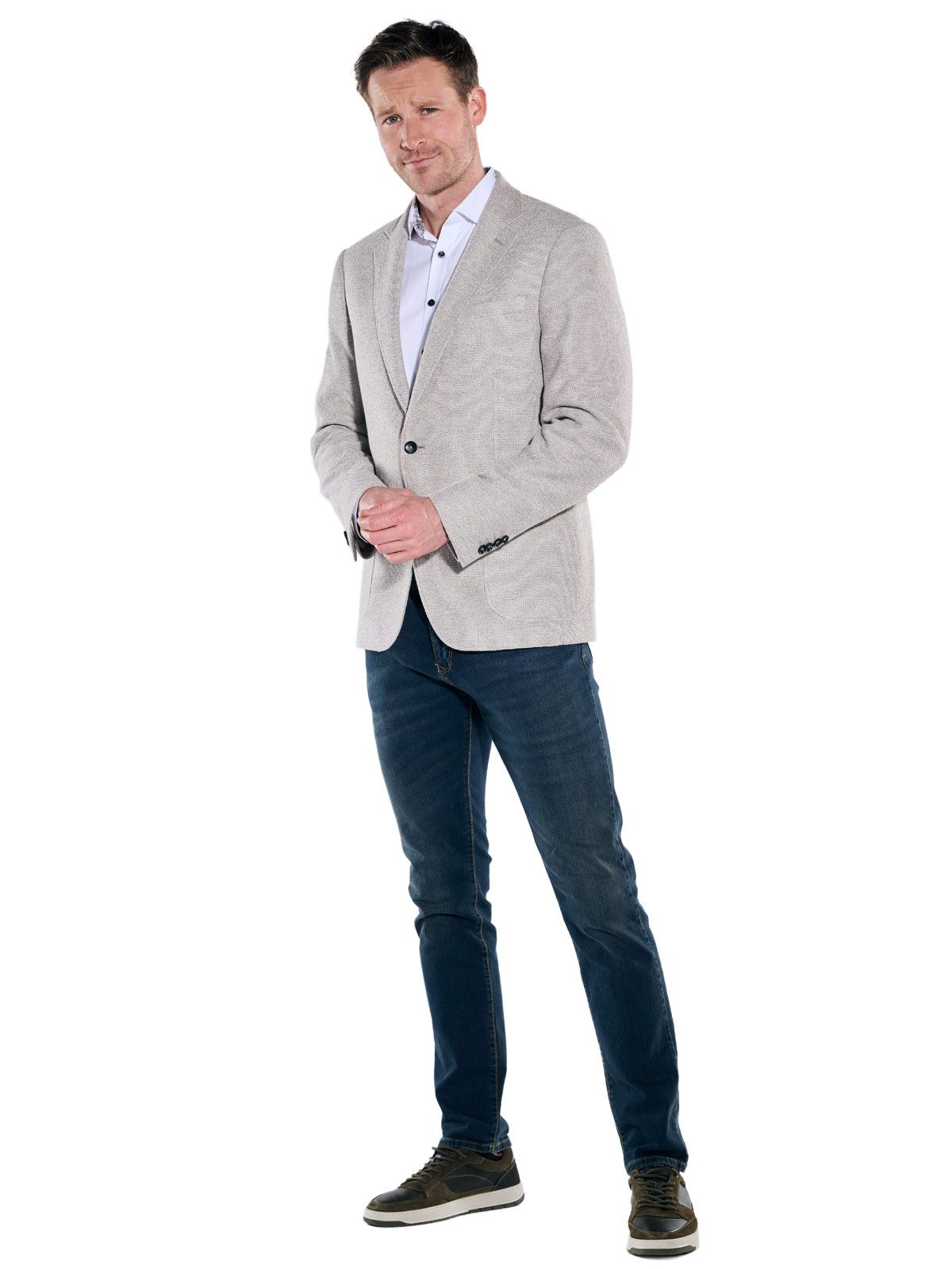 Engbers Sakko Herren Freizeit-Sakko, Beige