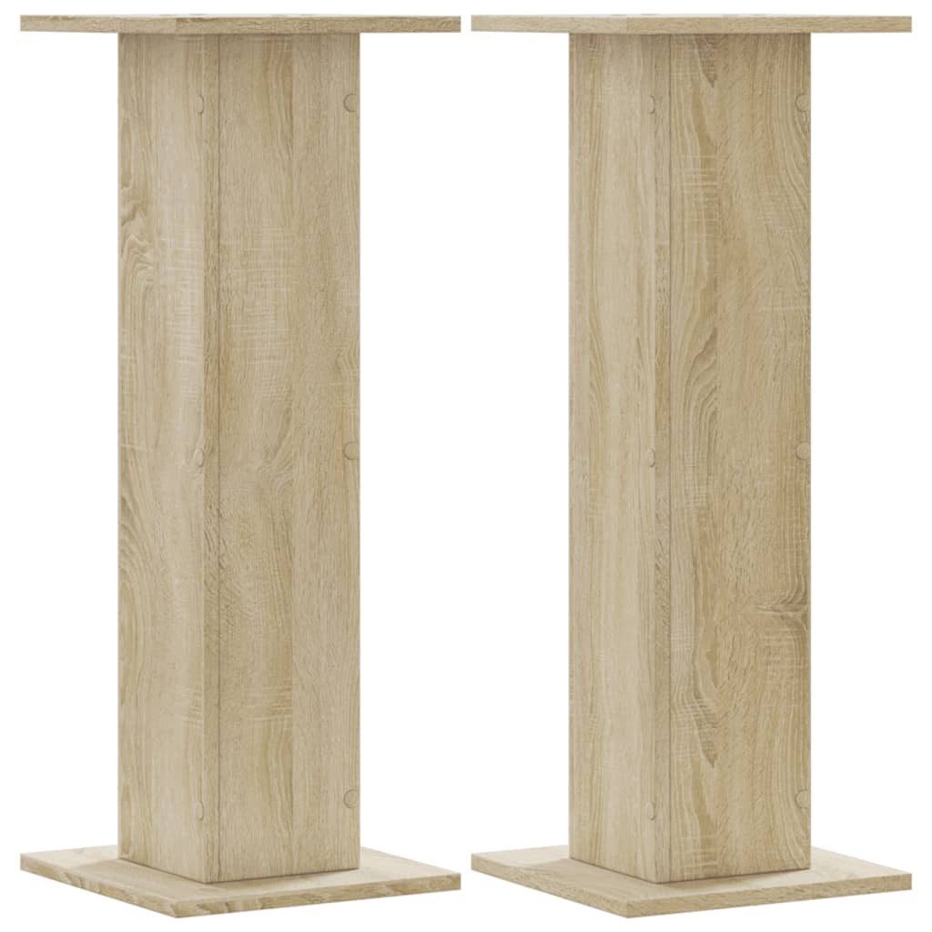 vidaXL Blumenständer Pflanzenständer 2 Stk. Sonoma-Eiche günstig online kaufen