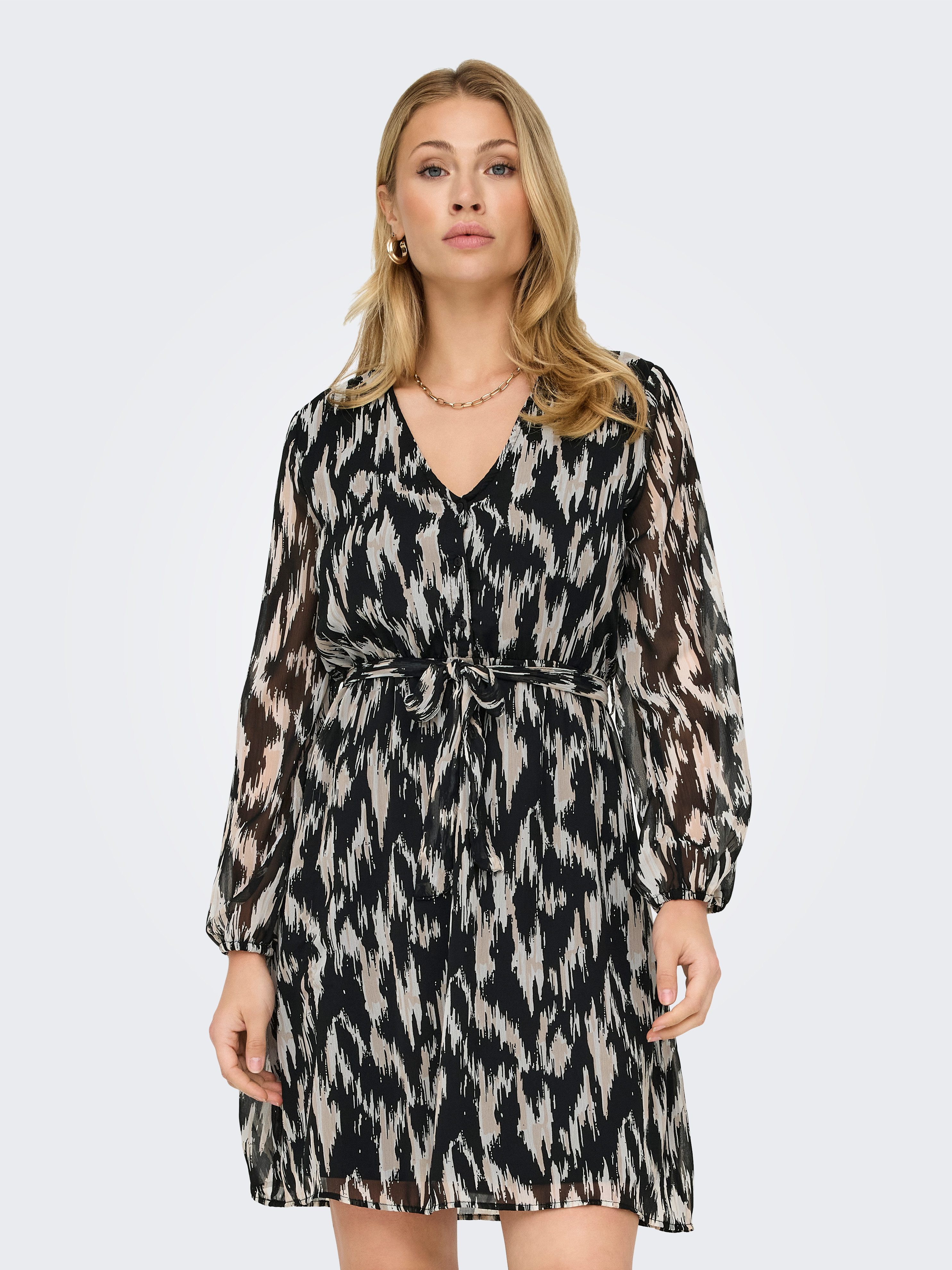 Druckkleid ONLCERA 3/4 SHORT DRESS WVN NOOS