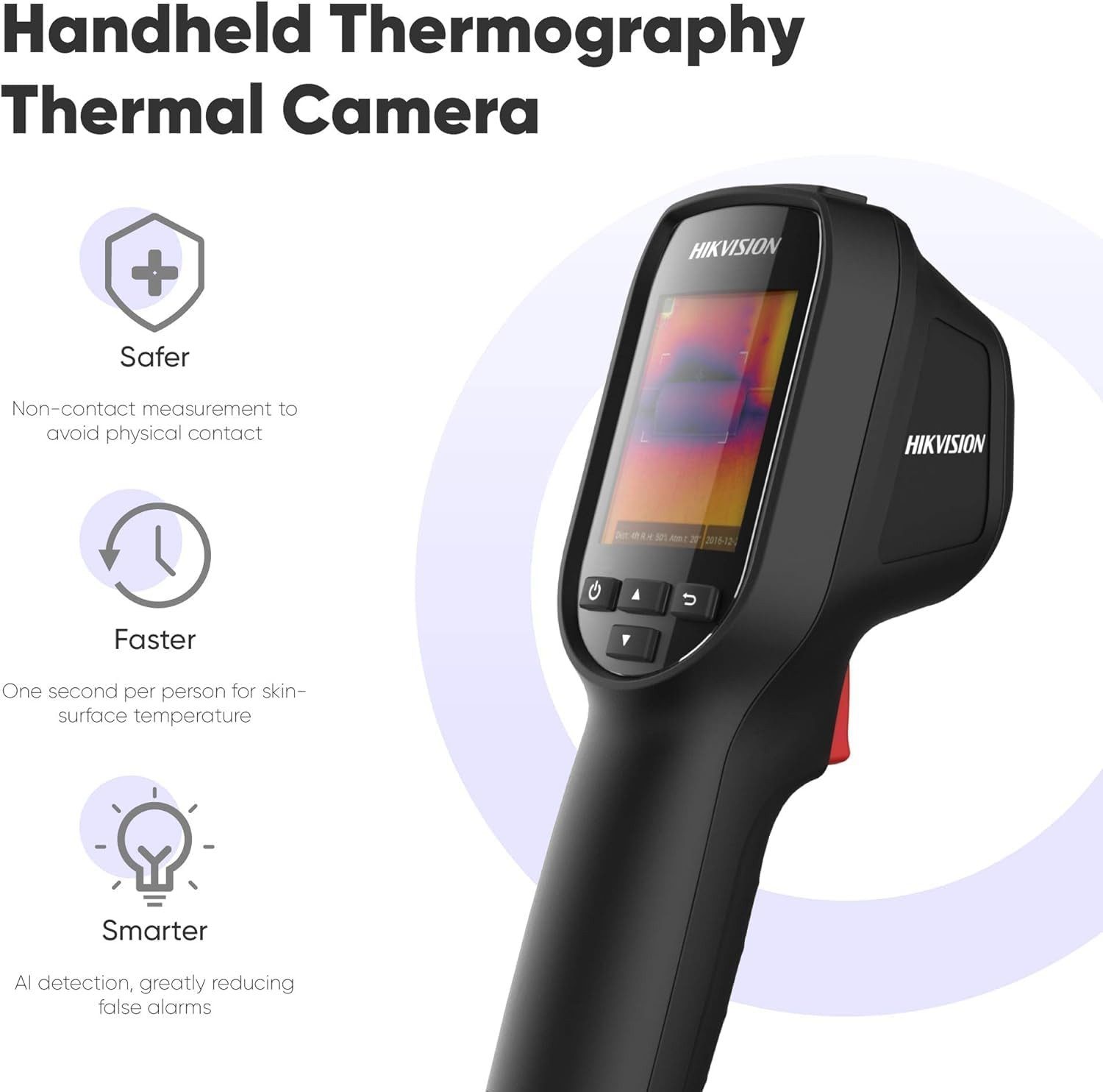 HIKVISION Wärmebildkamera Profesionell, Körpertemperatur Messen 160x120 Pixel, 1-tlg., Fiebermesser, kontaktlos, thermal Kamera
