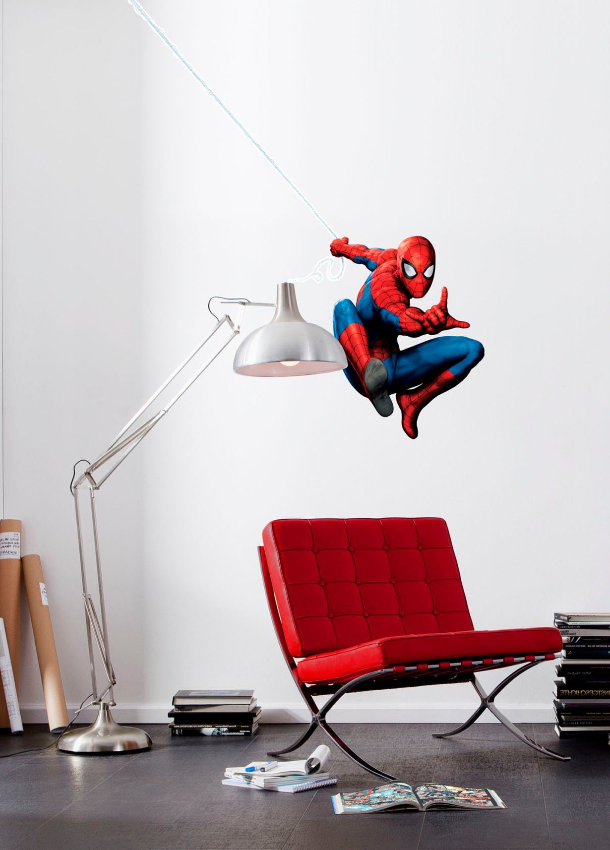 [100 % neu] Komar Wandtattoo (3 Marvel, St), (Breite Wandtattoo cm selbstklebendes Künstler: 50x70 Höhe), x Spider-Man