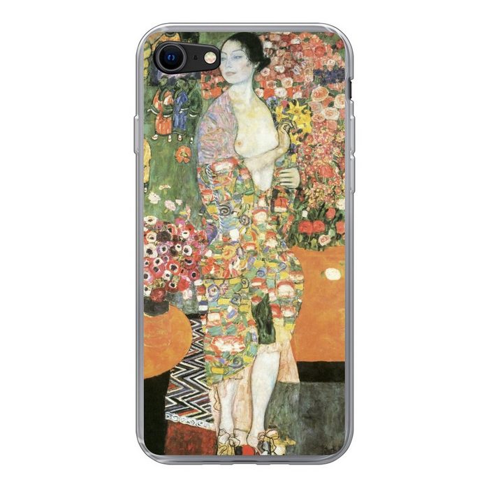 MuchoWow Handyhülle Tänzerin - Gustav Klimt Handyhülle Apple iPhone 8 Smartphone-Bumper Print Handy Schutzhülle