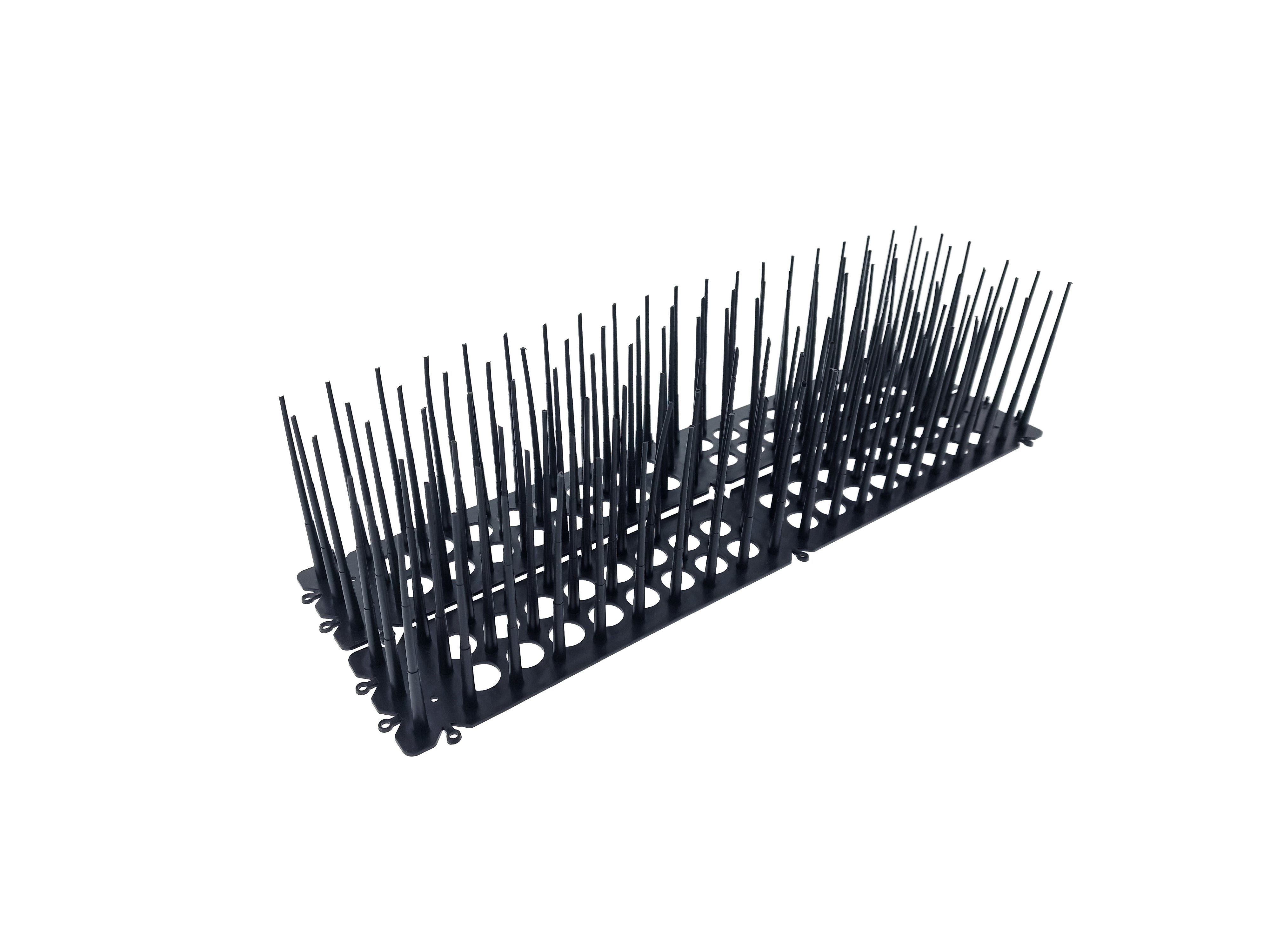 Alma Garden Vogel-Schreck Vogelabwehr Spikes Kunststoff Schwarz 2 Stück 90cm, Stück 2-tlg., Spikestreifen, vogelabwehr spikes vogelspikes kunststoffspikes vogelabwehrsystem