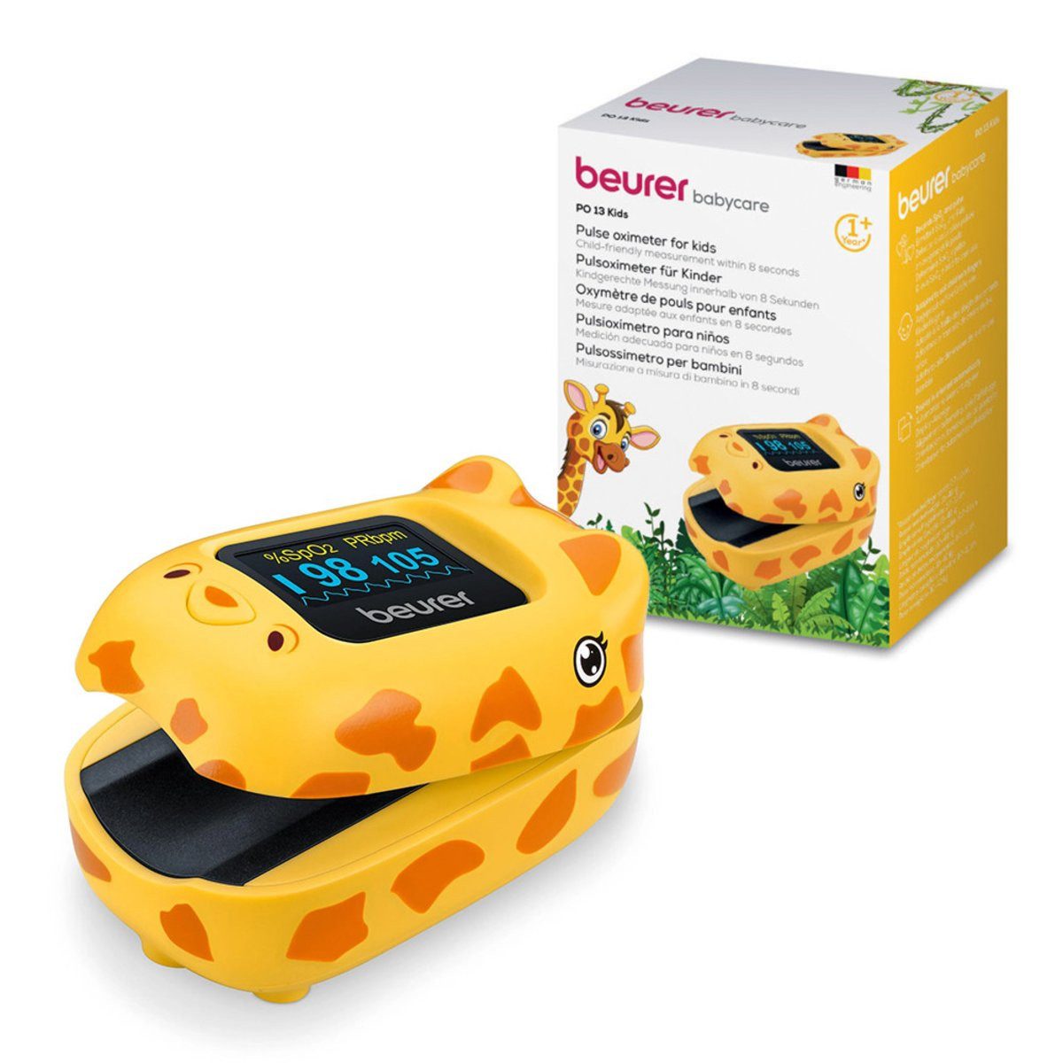BEURER Stirn-Fieberthermometer Beurer medizinisches Kinder-Pulsoximeter PO13