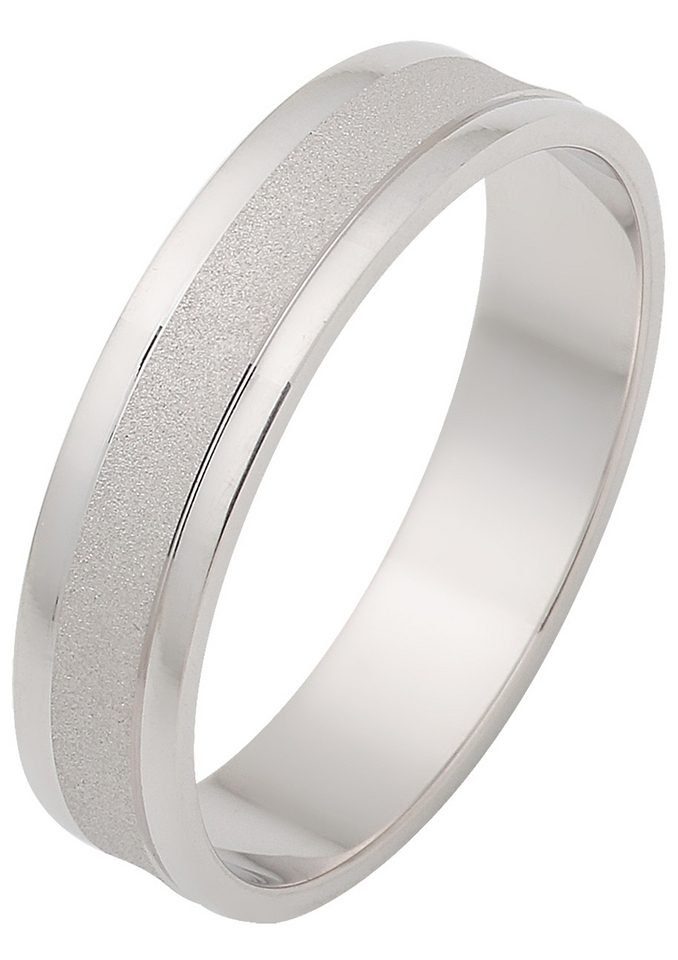 Firetti Trauring Schmuck Geschenk Hochzeit Ehering Trauring "LIEBE", Made in Germany - wahlweise mit oder ohne Zirkonia (synth)