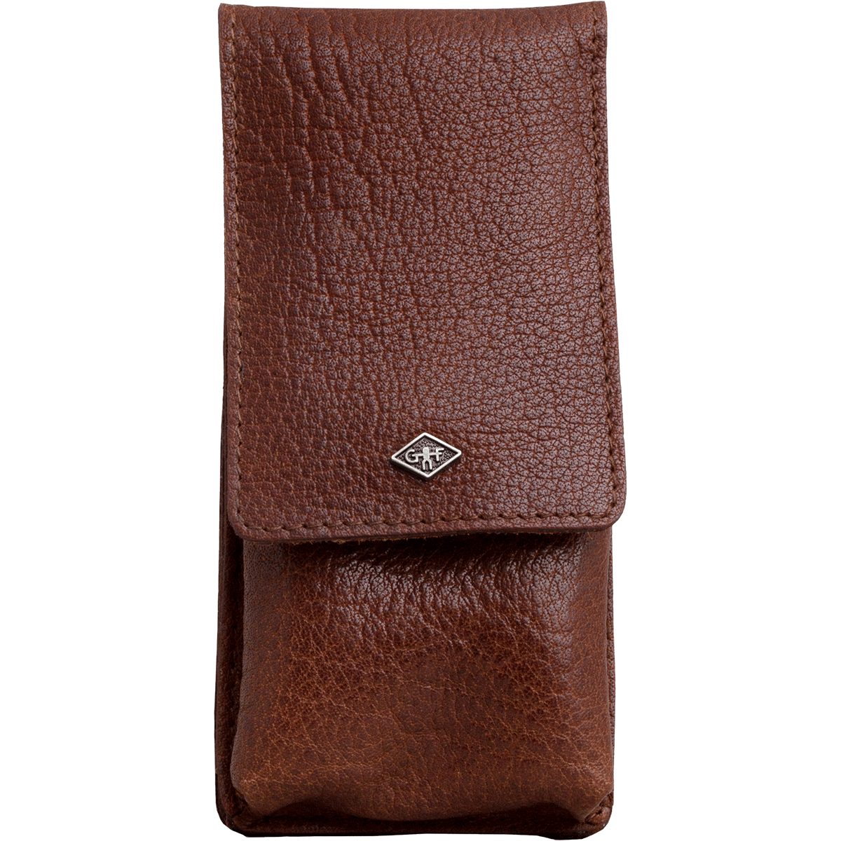 Rasierer-Etui Lederetui für Rasierhobel, braun.